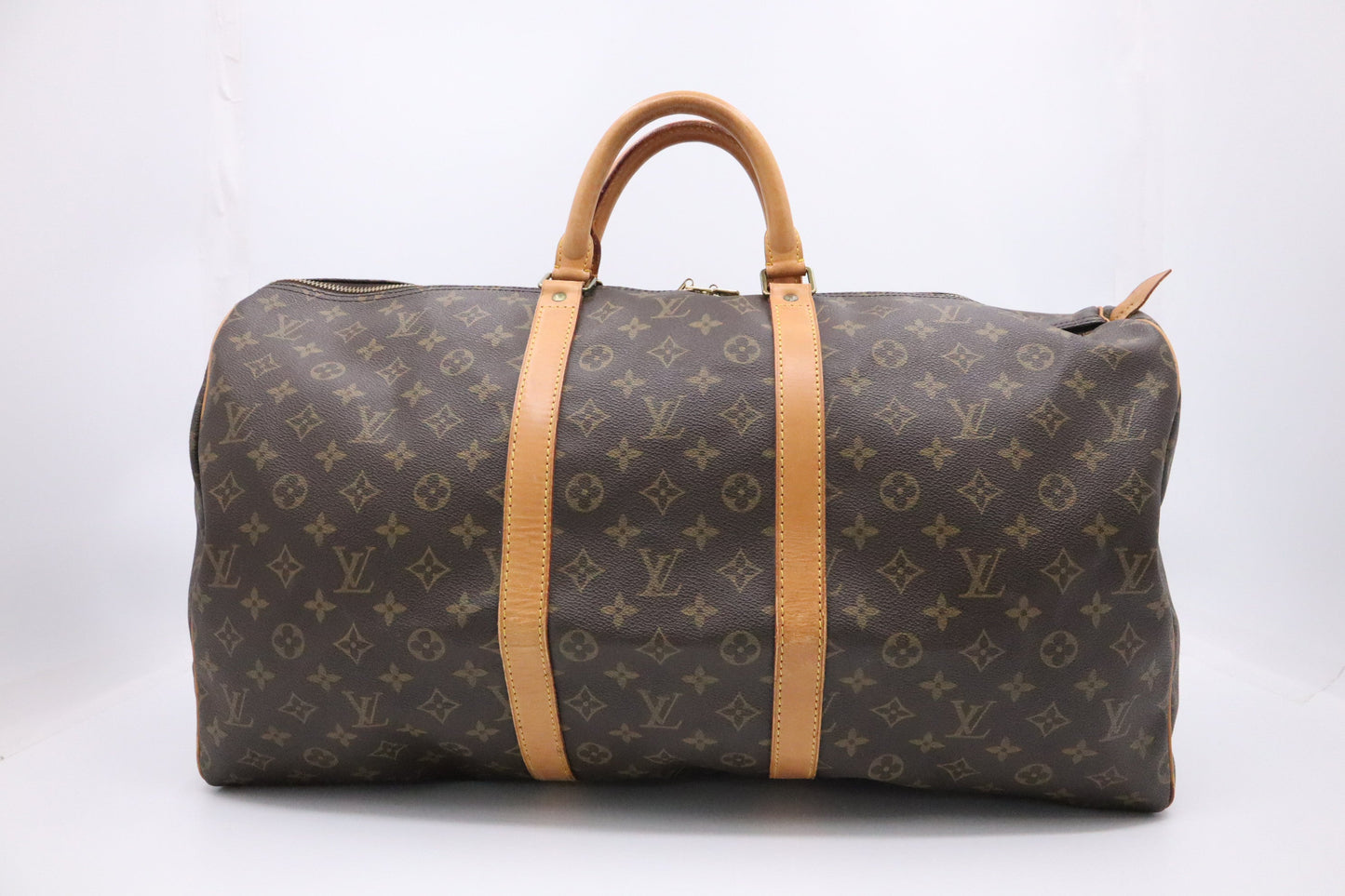 Louis Vuitton Keepall 55 Monogram Canvas Travel Bag Canvas 1