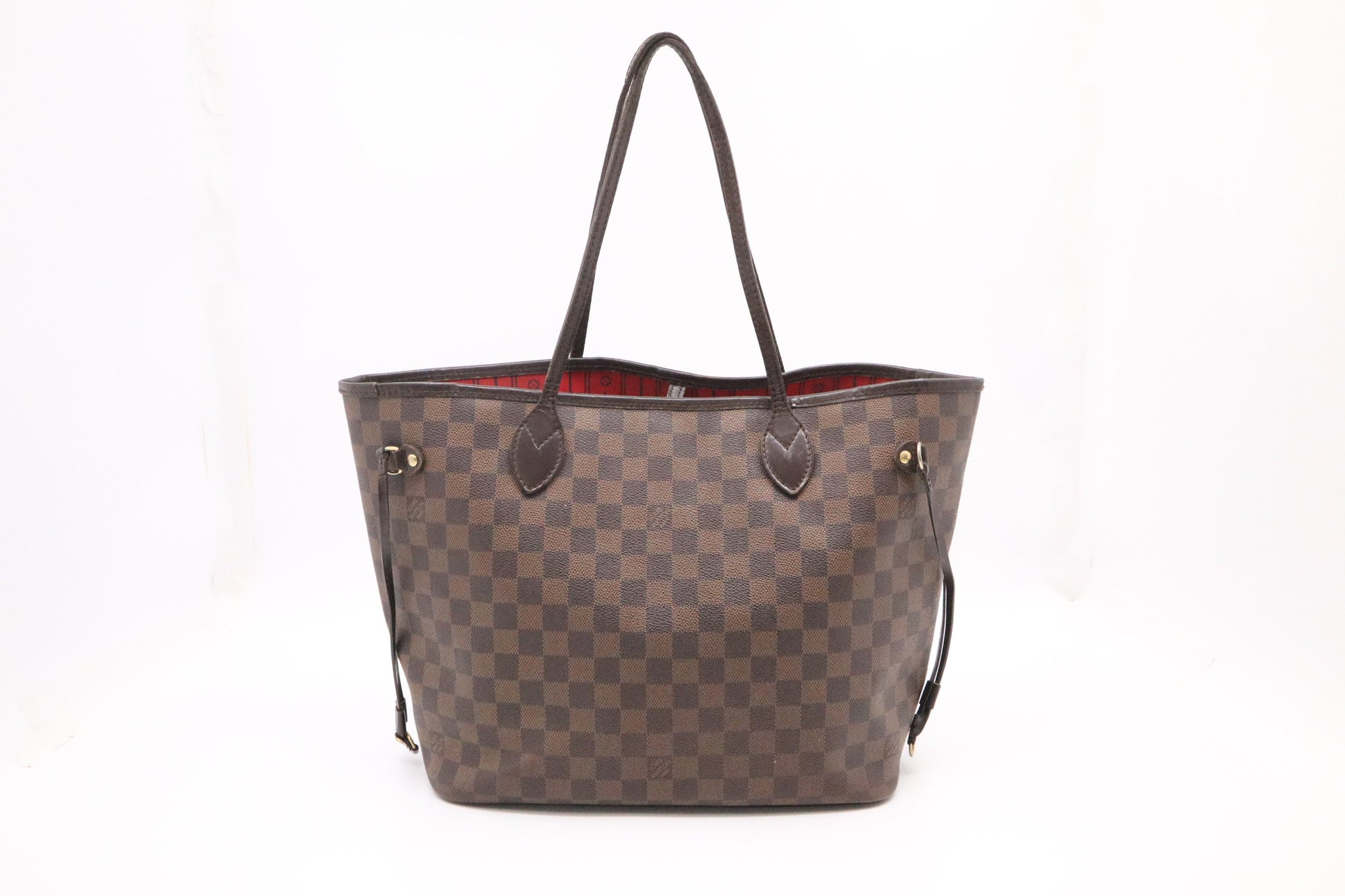 Louis Vuitton Neverfull MM Ebene Damier Canvas Tote Bag Canvas 2