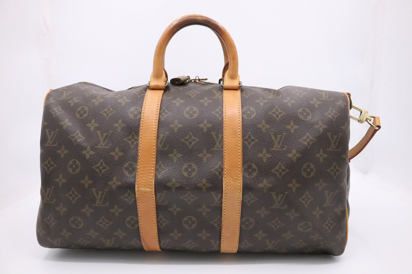 Louis Vuitton Keepall 45 Bandouliere Monogram Canvas Travel Bag