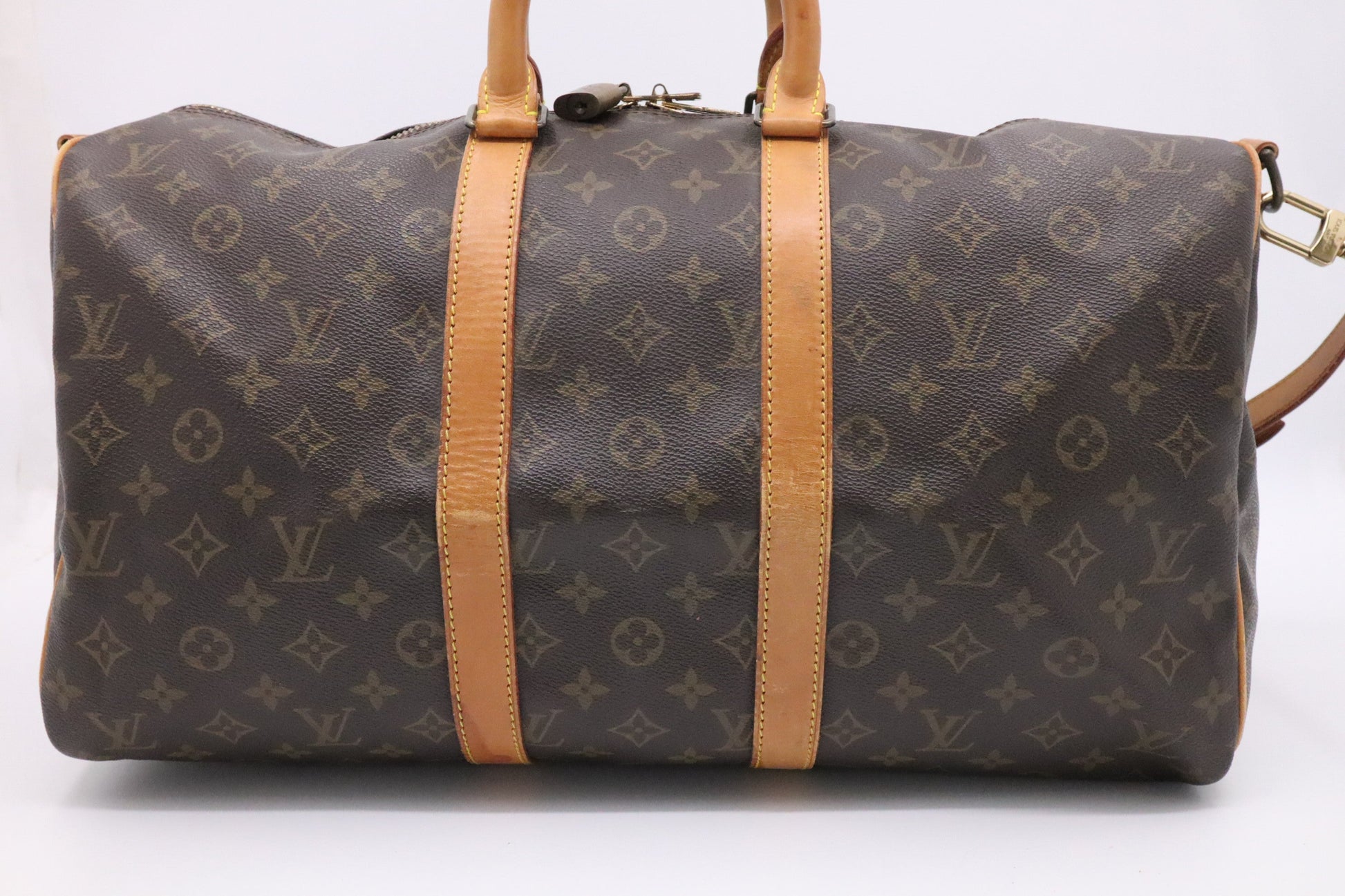 Louis Vuitton Keepall 45 Bandouliere Monogram Canvas Travel Bag