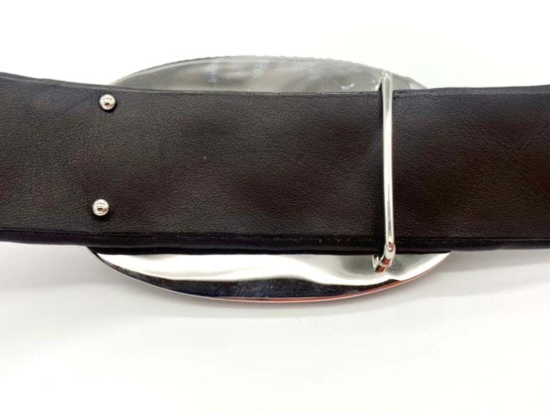 Chanel Cc Interlocking Brown Leather Belt Bag