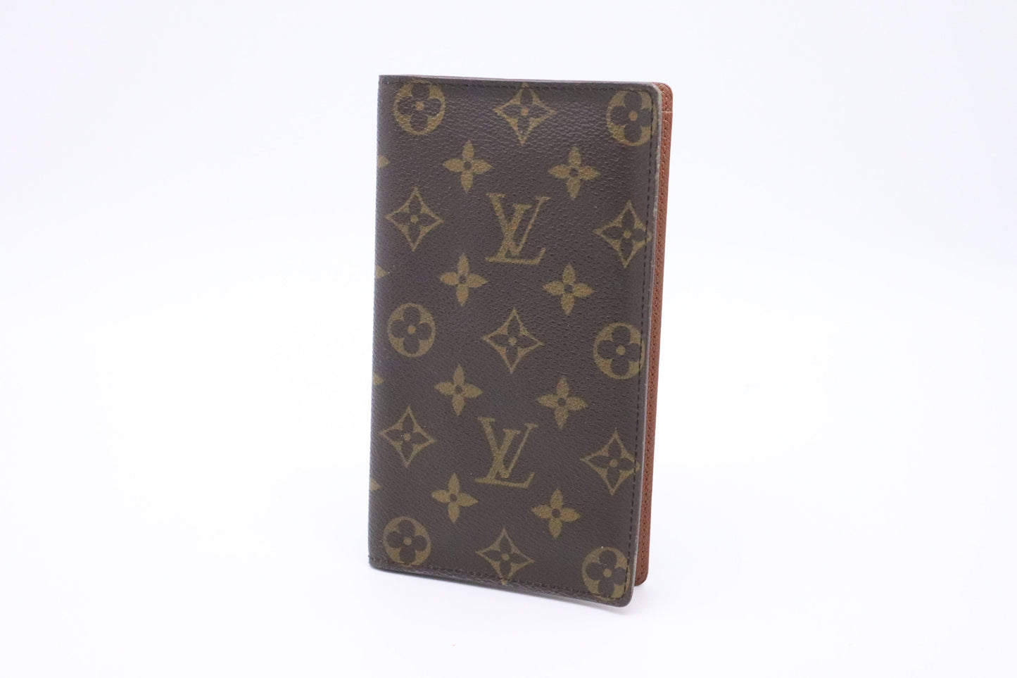 Louis Vuitton Vertical Bifold Monogram Canvas Wallet Case