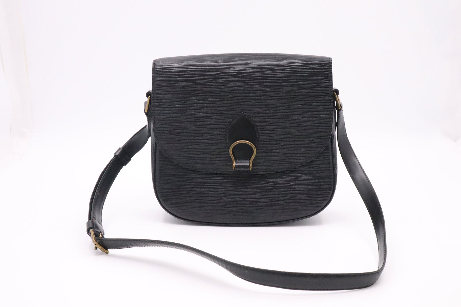 Louis Vuitton Saint Cloud Black Leather Epi Handbag