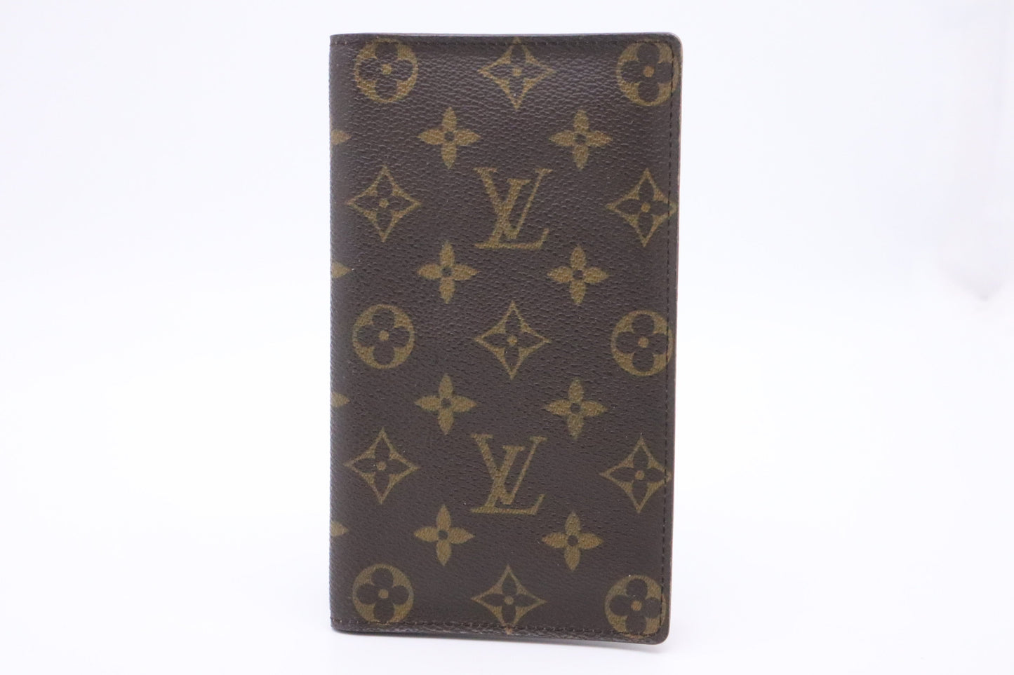 Louis Vuitton Vertical Bifold Monogram Canvas Wallet Case