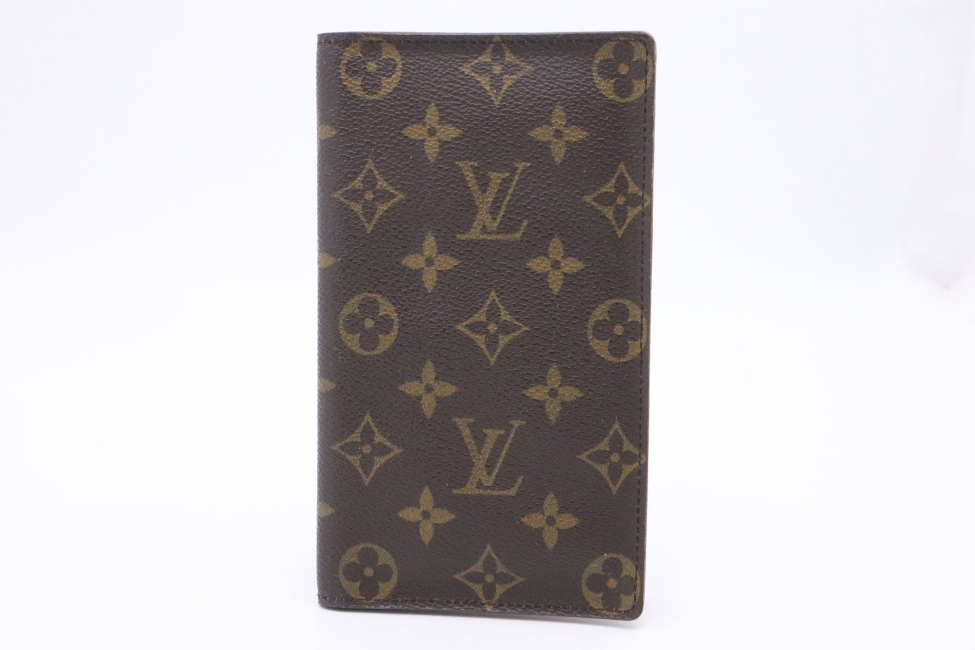 Louis Vuitton Vertical Bifold Monogram Canvas Wallet Case