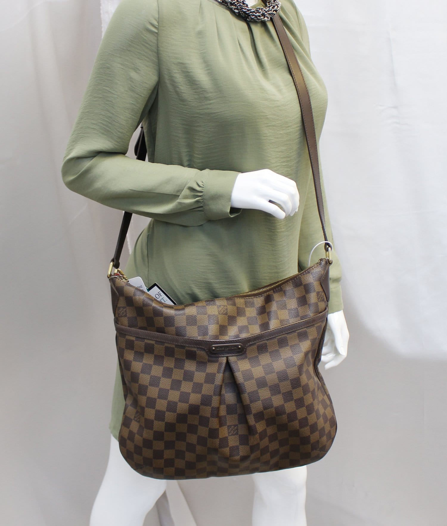 Louis Vuitton Bloomsbury Gm Damier Ebene Shoulder Handbag Shoulder Bag