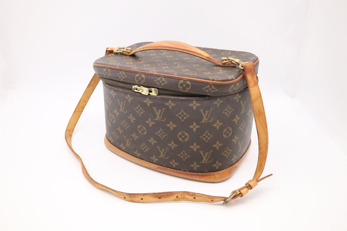 Louis Vuitton Nice Vanity Monogram Canvas Handbag 4