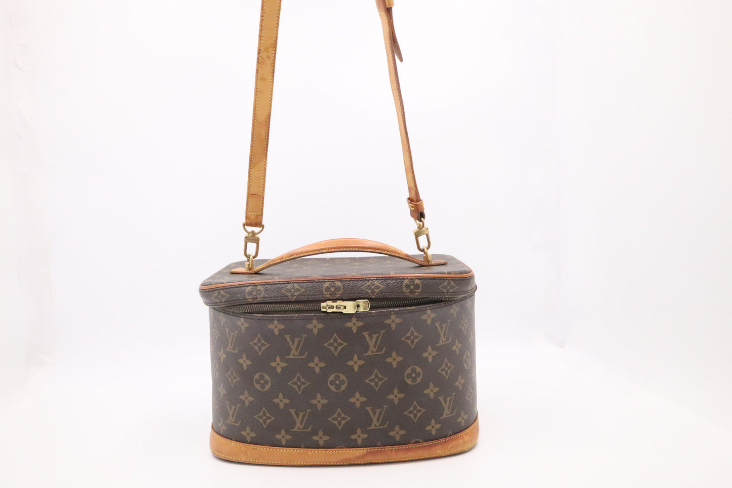 Louis Vuitton Nice Vanity Monogram Canvas Handbag 4