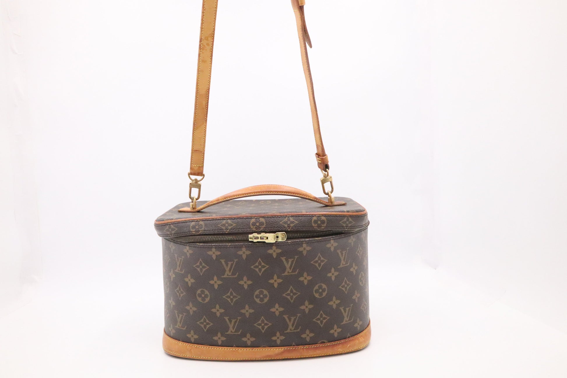 Louis Vuitton Nice Vanity Monogram Canvas Handbag 4
