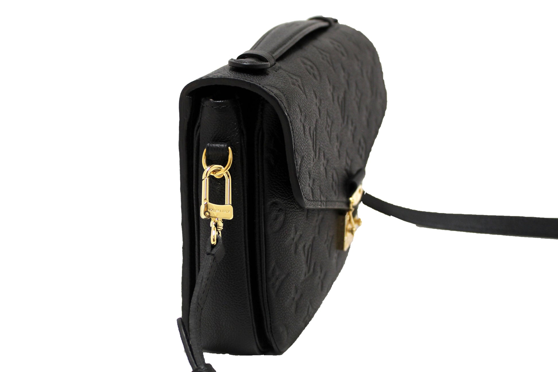 Louis Vuitton Black Monogram Empreinte Leather Metis Pochette Messenger Bag