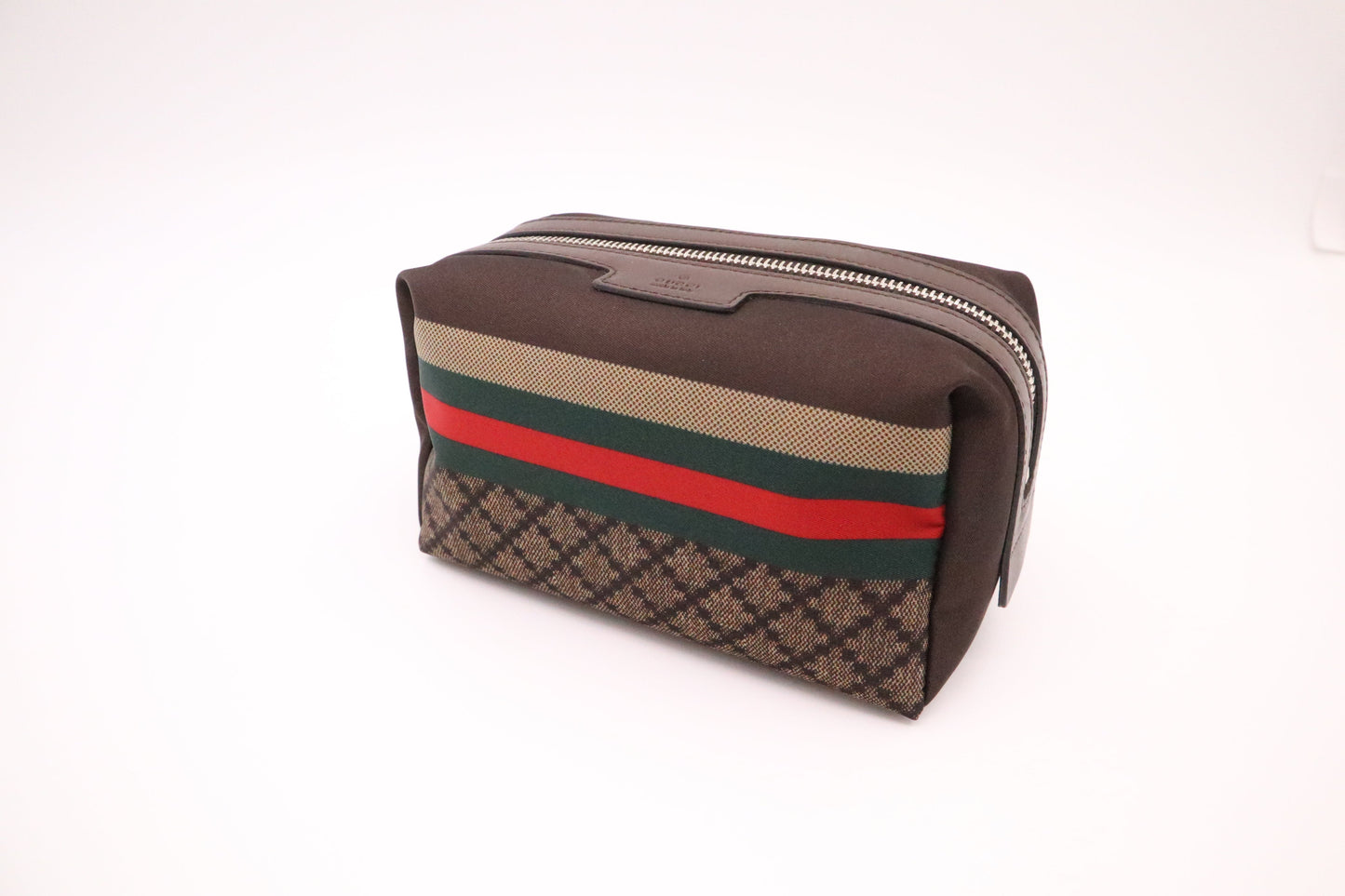 Gucci Diamante Pouch Nylon Handbag
