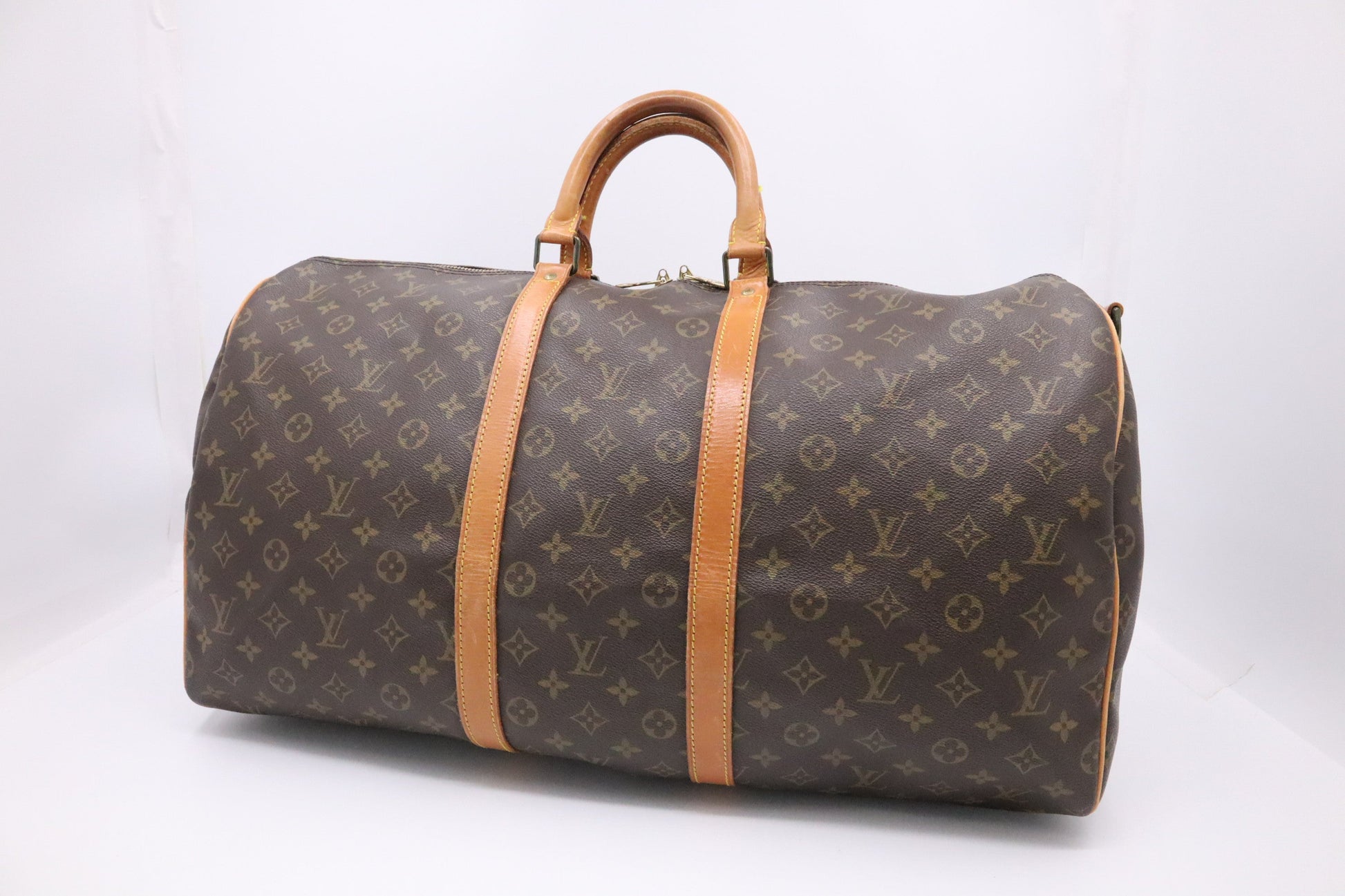 Louis Vuitton Keepall 55 Bandouliere Monogram Canvas Travel Bag No Strap