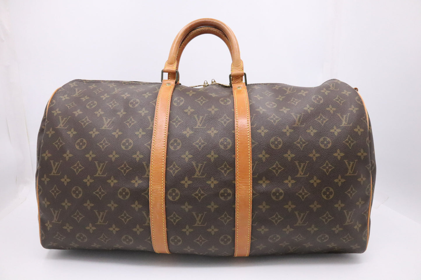 Louis Vuitton Keepall 55 Bandouliere Monogram Canvas Travel Bag No Strap