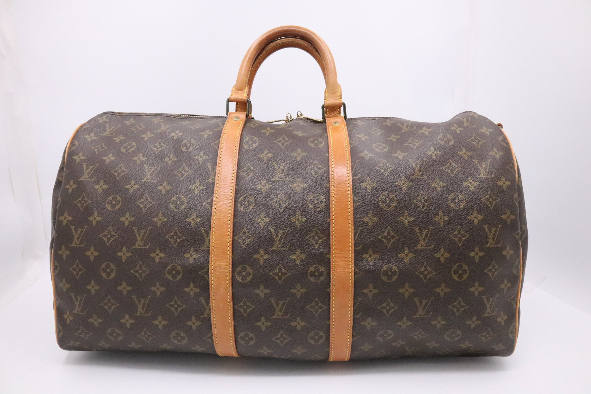 Louis Vuitton Keepall 55 Bandouliere Monogram Canvas Travel Bag No Strap