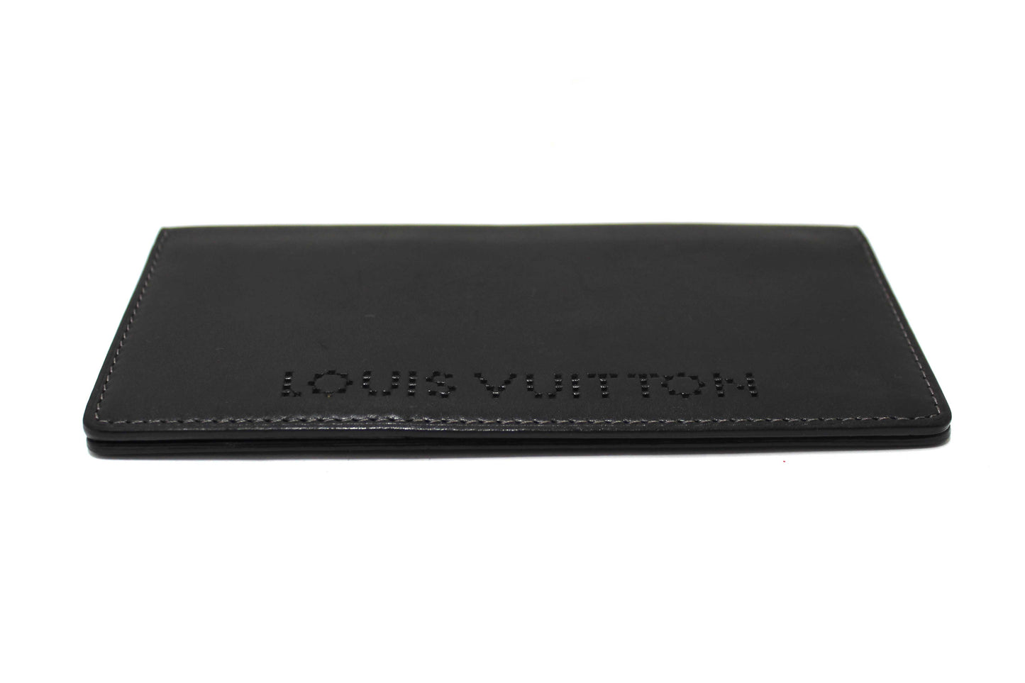 Louis Vuitton Black Leather Chicago Long Wallet