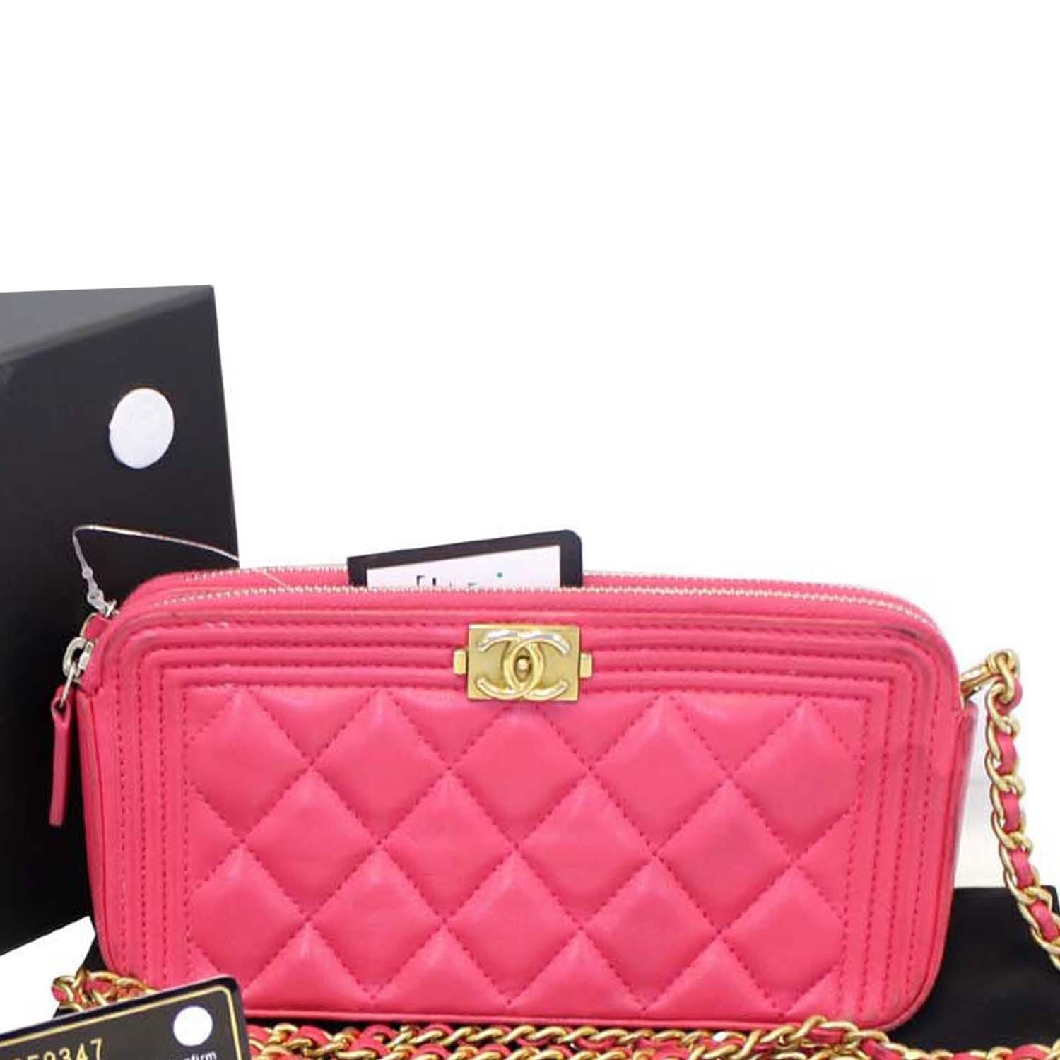 Chanel Le Boy on Woc Double Wallet Case