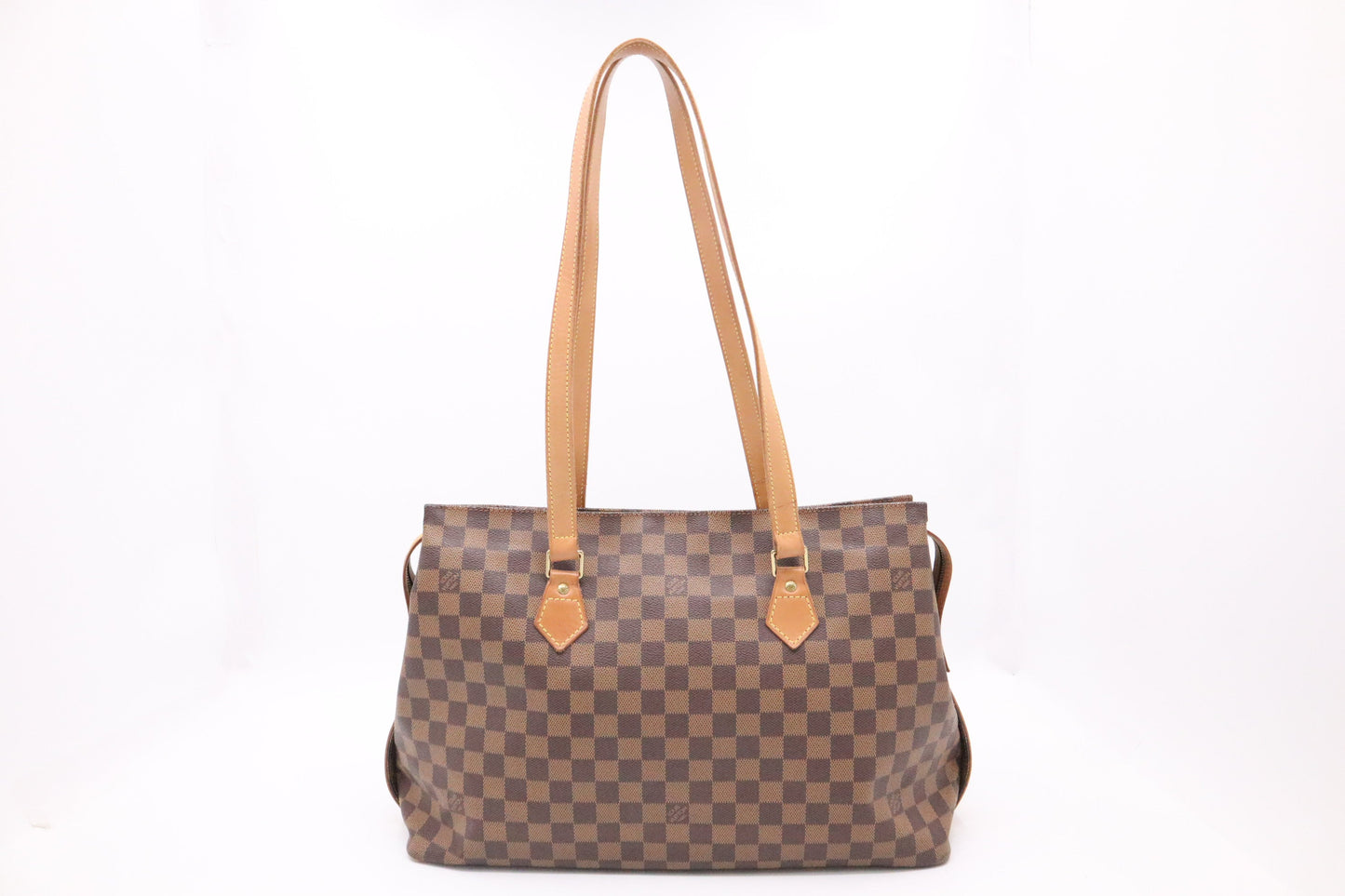 Louis Vuitton Columbine Ebene Damier Canvas Handbag Ebene Canvas