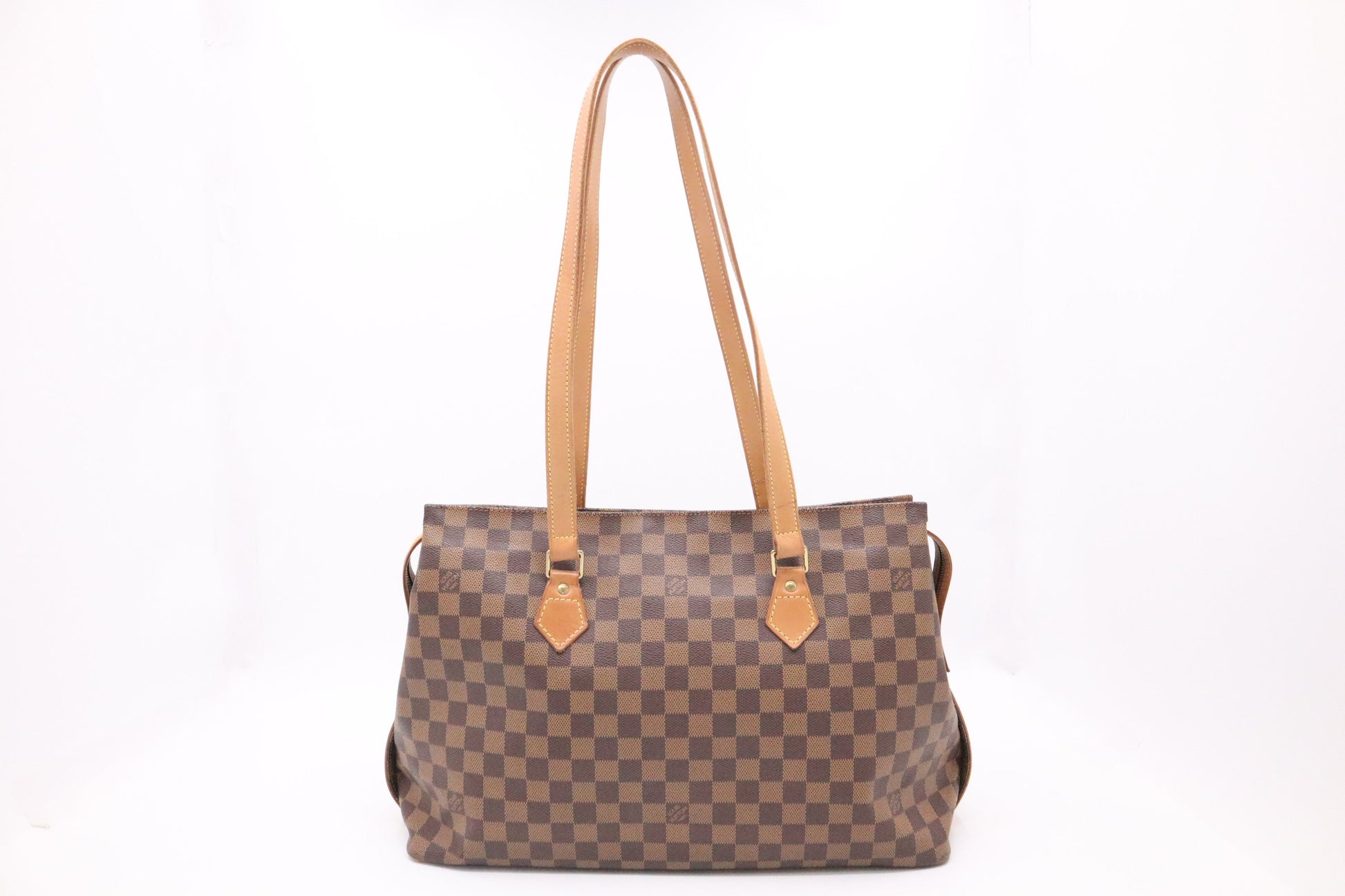 Louis Vuitton Columbine Ebene Damier Canvas Handbag Ebene Canvas