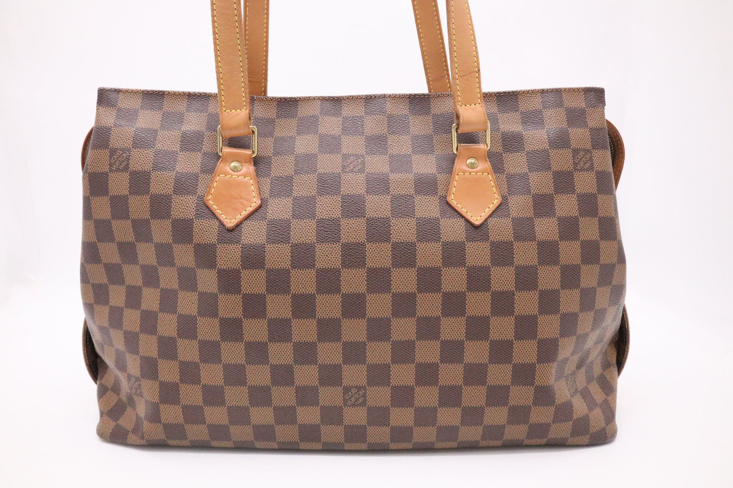 Louis Vuitton Columbine Ebene Damier Canvas Handbag Ebene Canvas