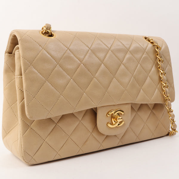 Chanel Around 1995 Made Classic Flap Chain 25CM Beige Jewelry
