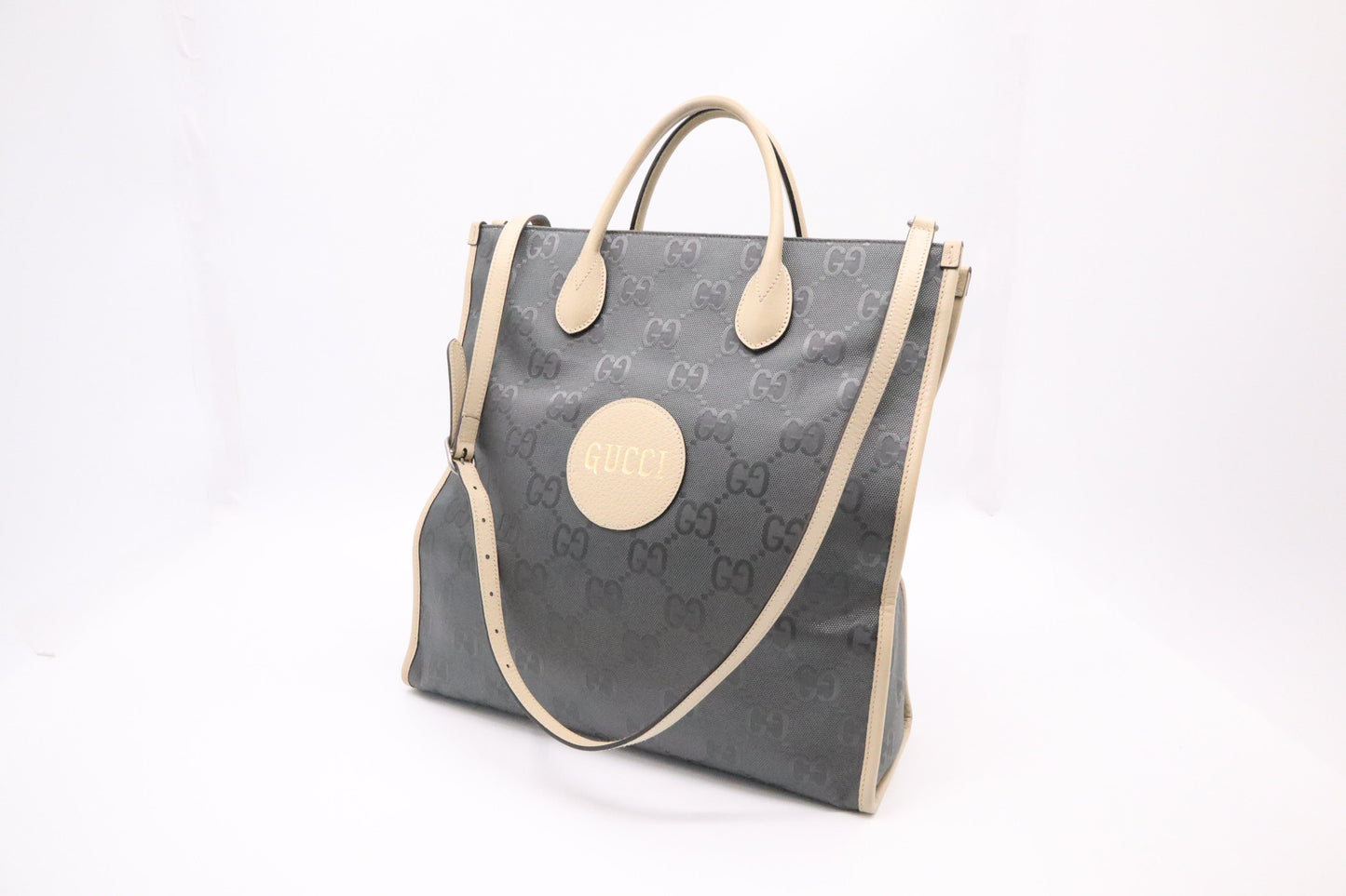 Gucci Off Grid Econyl Canvas Grey Tote Bag