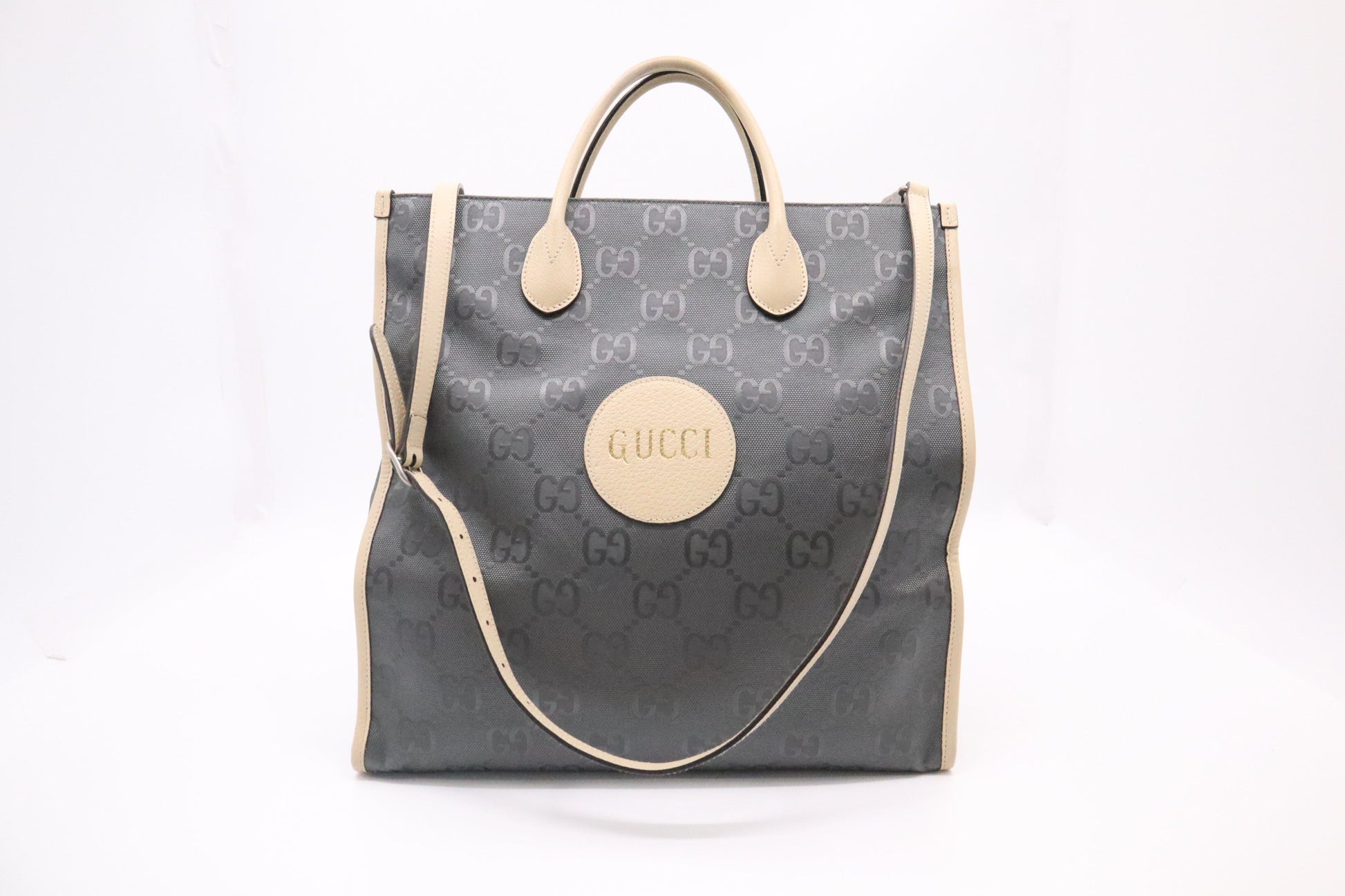 Gucci Off Grid Econyl Canvas Grey Tote Bag