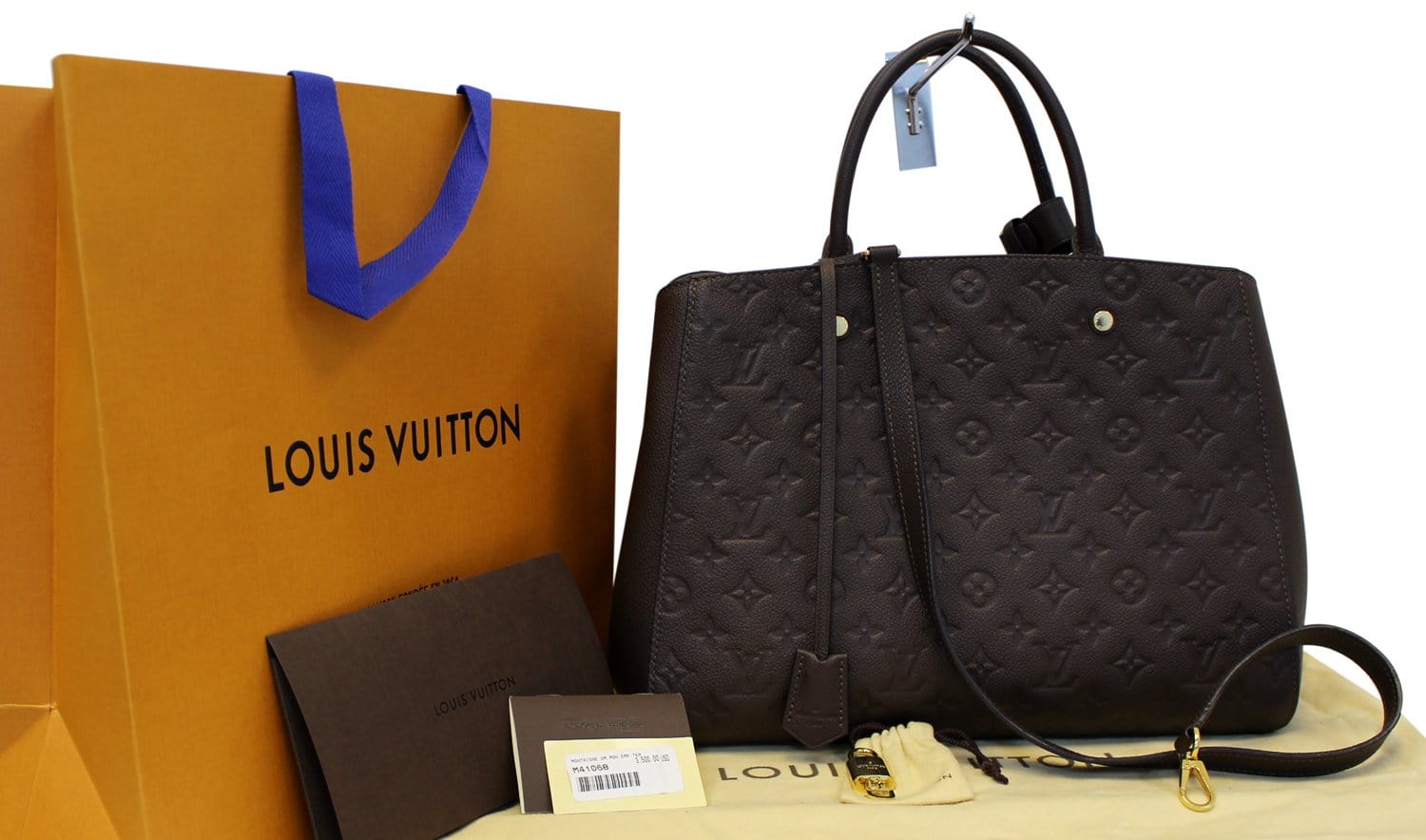 Louis Terre Empreinte Montaigne Gm Shoulder Bag Monogram