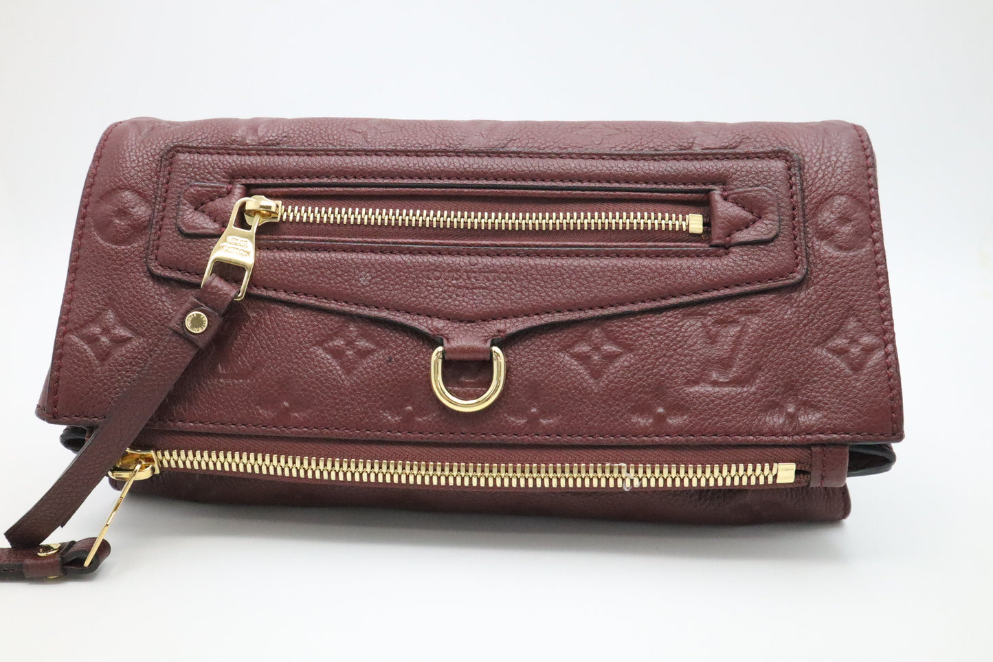 Louis Vuitton Petillante Flamme Empreinte Leather Clutch Bag