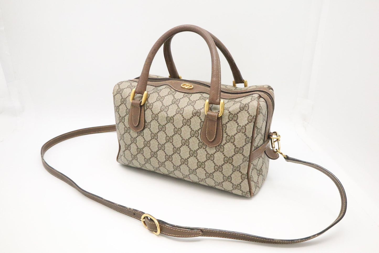 Gucci Boston GG Supreme Canvas Handbag Canvas 1