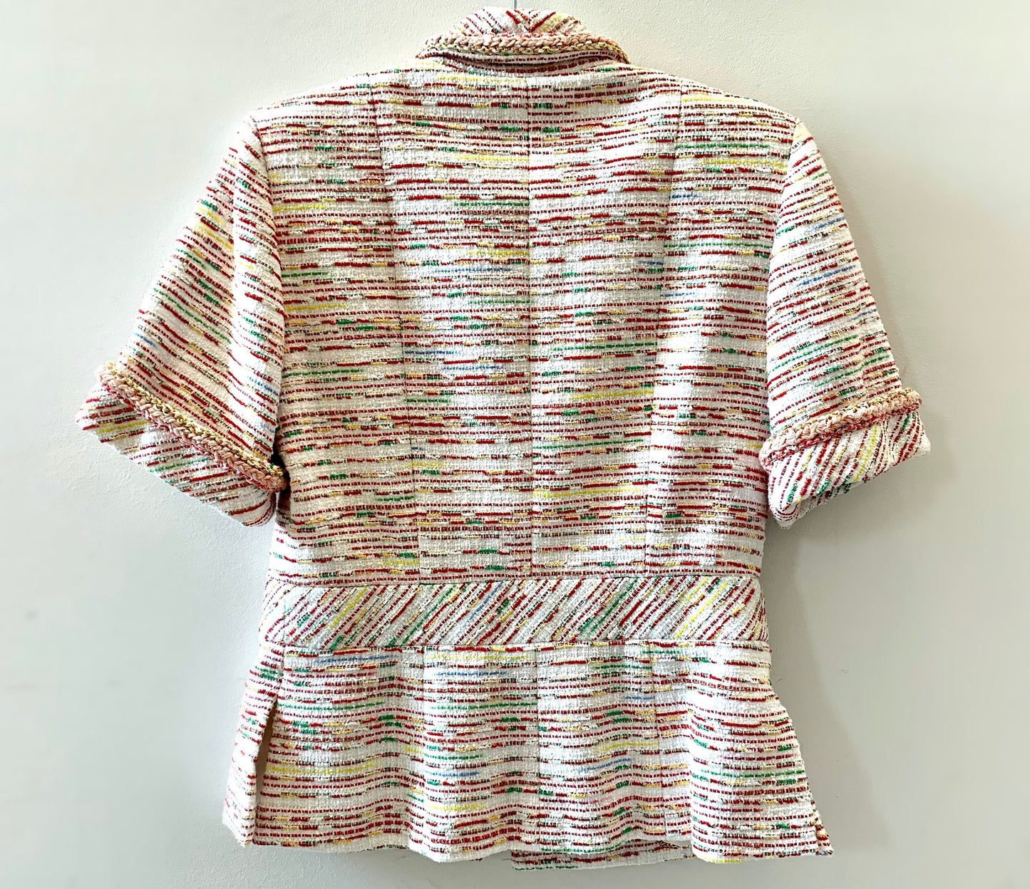 CHANEL TWEED SHORT-SLEEVE JACKET