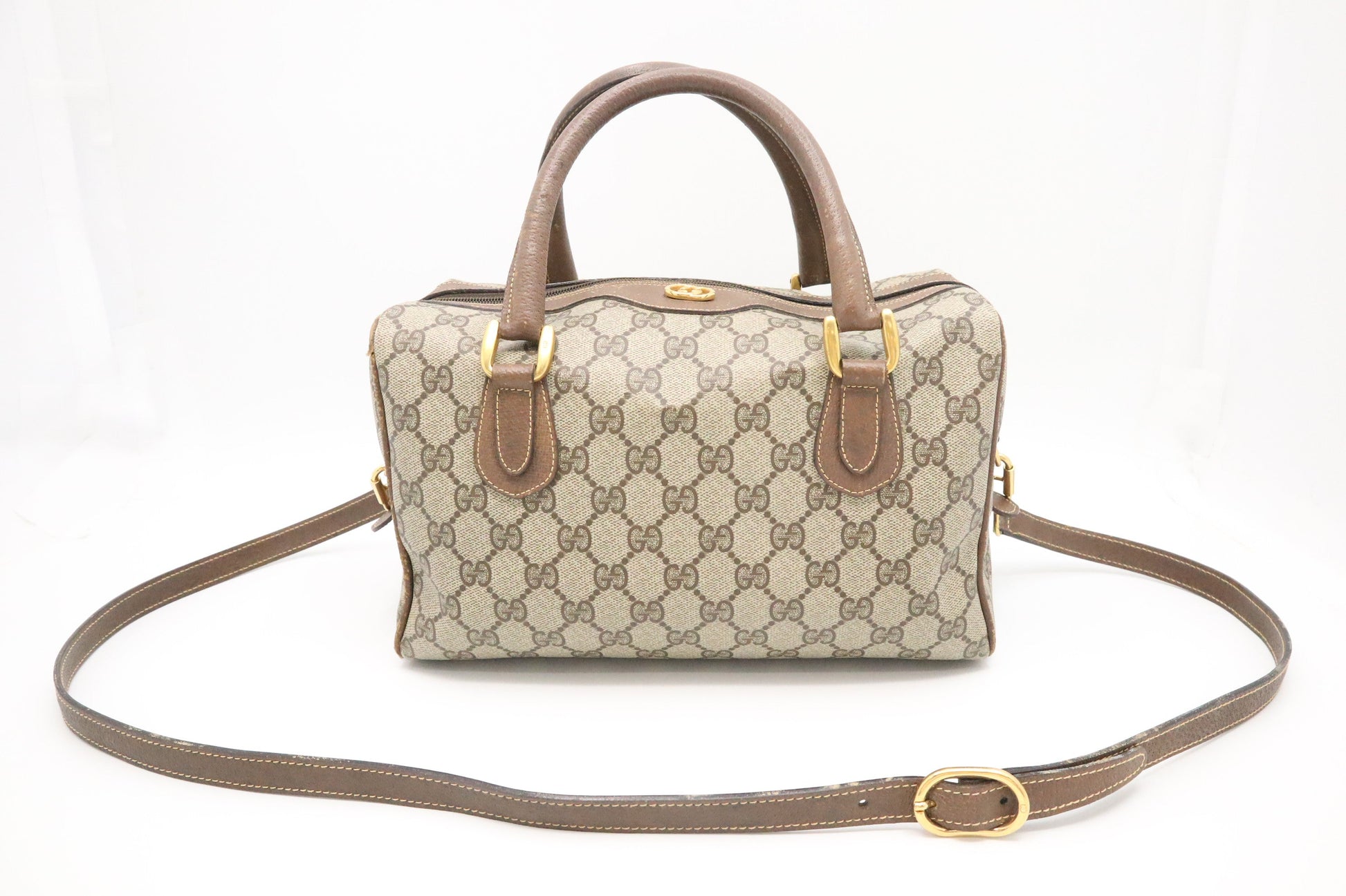 Gucci Boston GG Supreme Canvas Handbag Canvas 1
