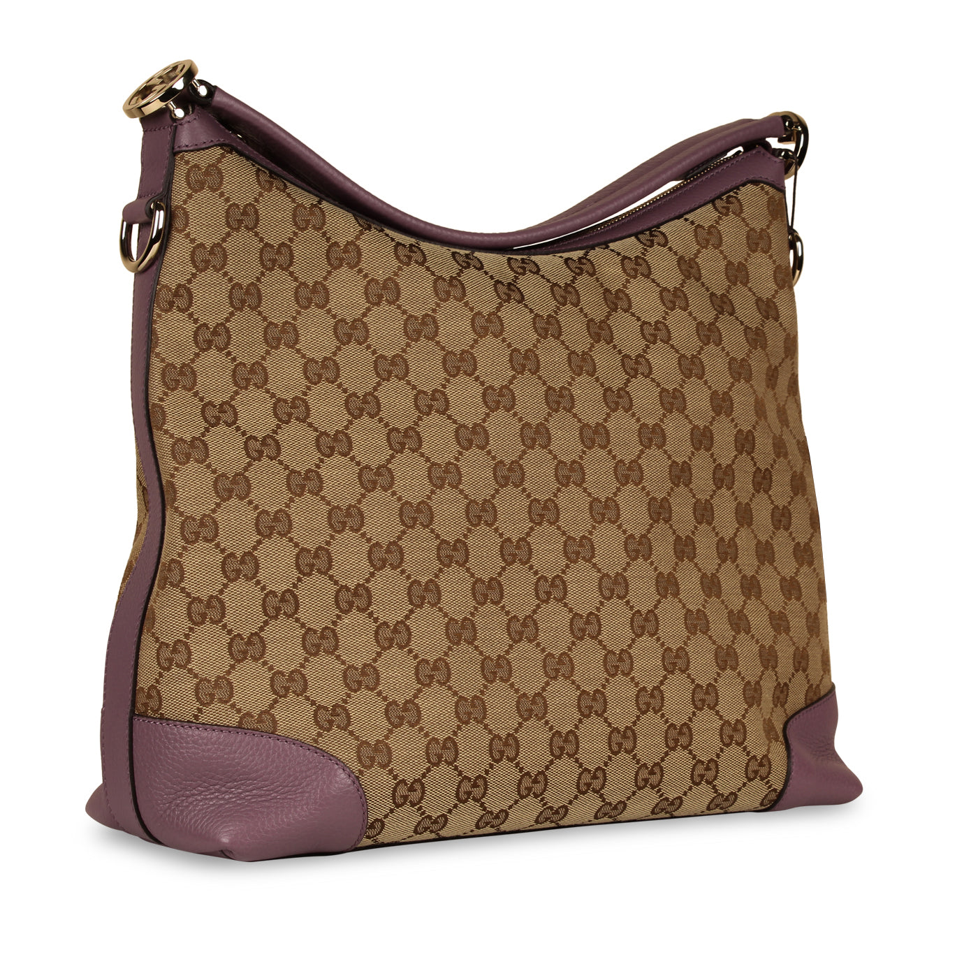 Gucci Hobo Tote Canvas Shoulder Bag