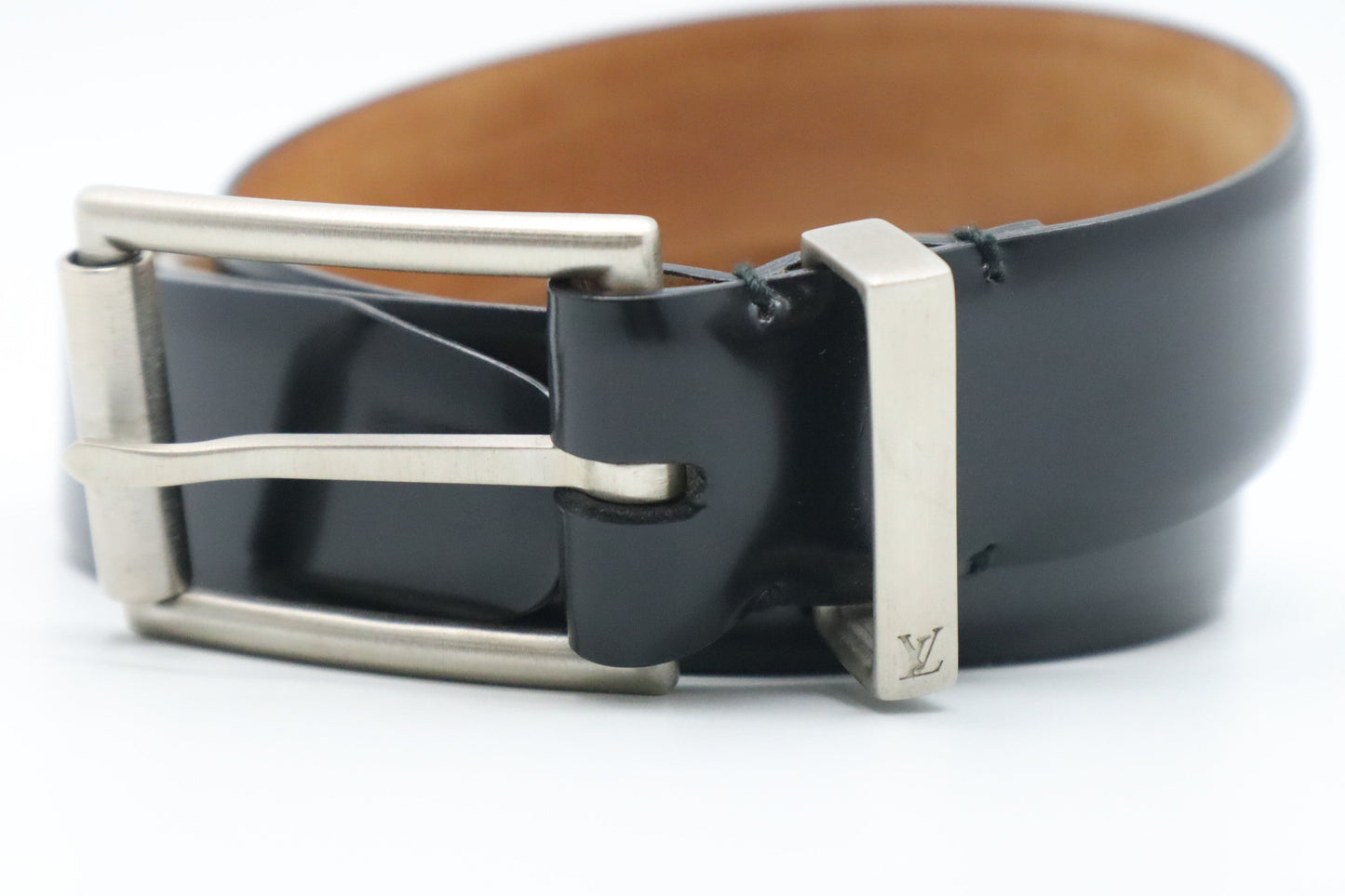 Louis Vuitton Belt Leather Black