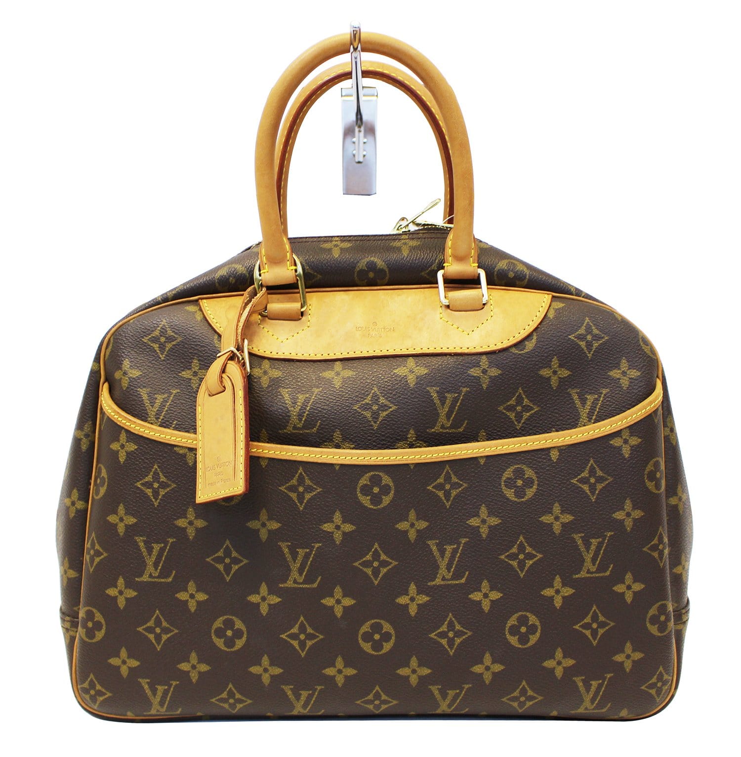 Louis Deauville Boston Satchel Bag Monogram Travel Bag