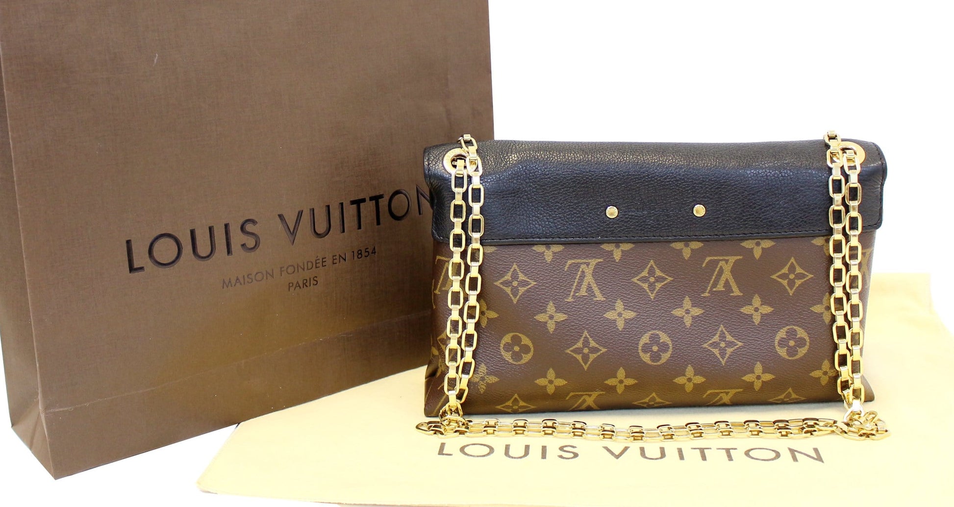 Louis Pallas Crossbody Bag Canvas Monogram
