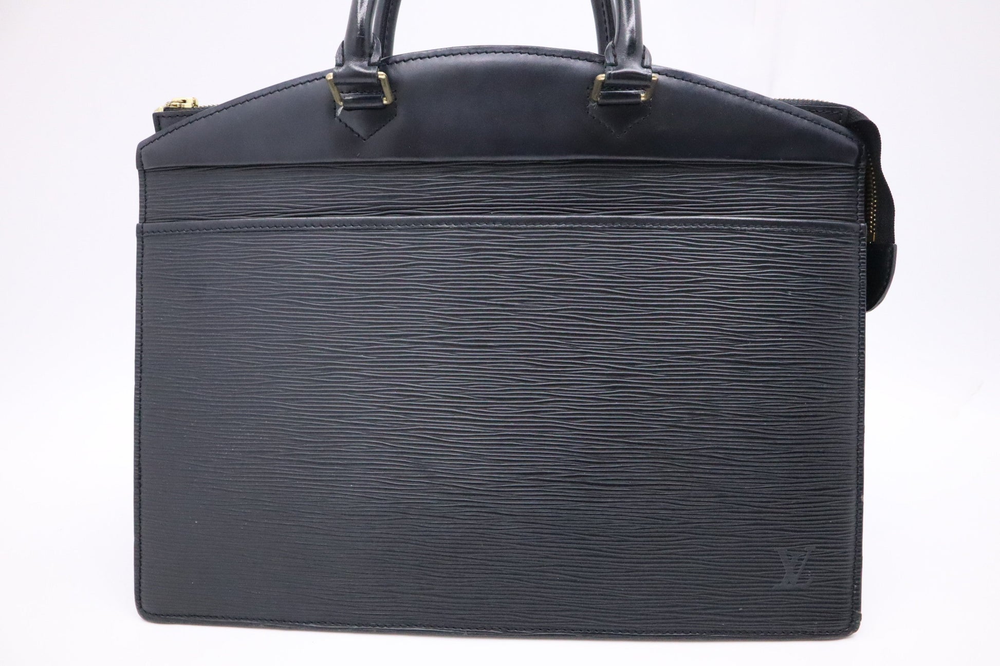 Louis Vuitton Riviera Black Leather Epi Handbag Leather 2