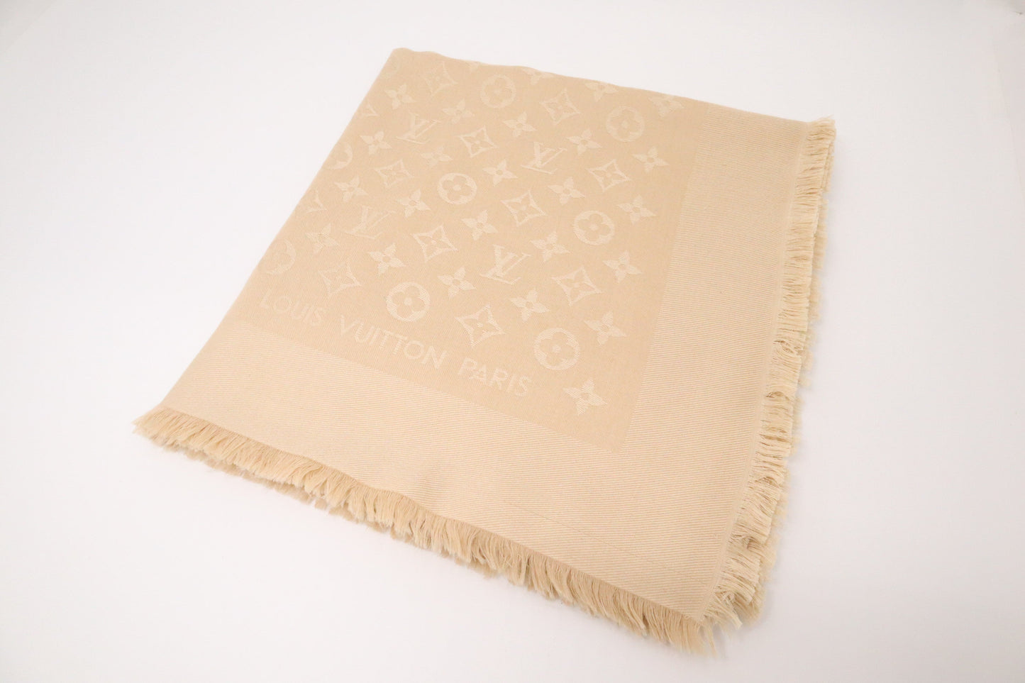 Louis Vuitton Scarf Monogram Beige