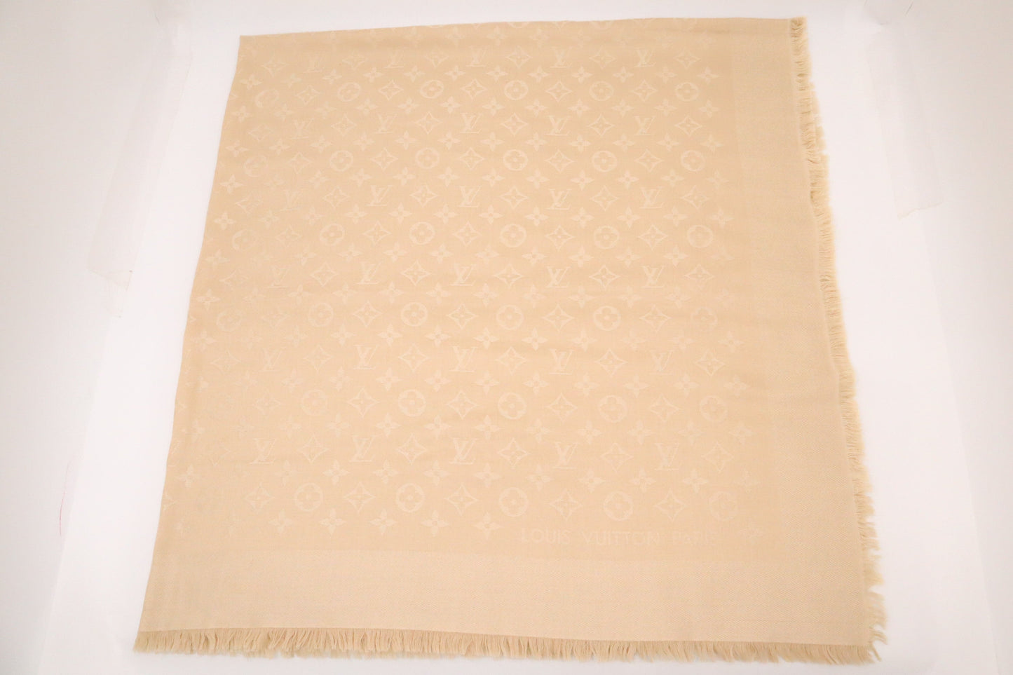 Louis Vuitton Scarf Monogram Beige