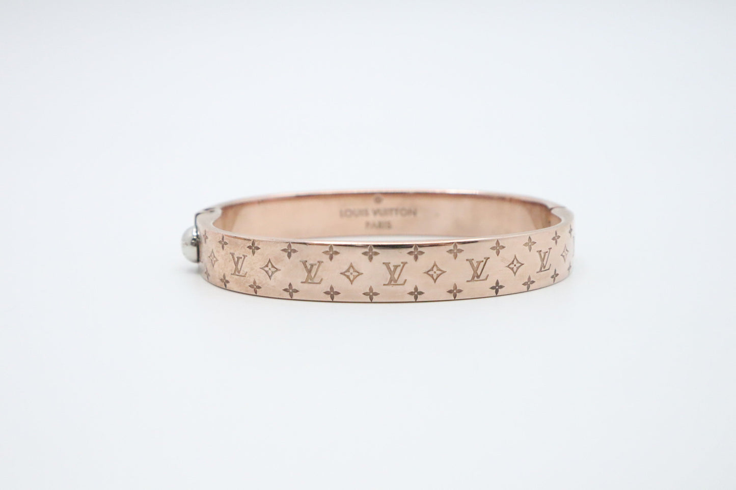 Louis Vuitton Nanogram Cuff Pink Gold Handbag