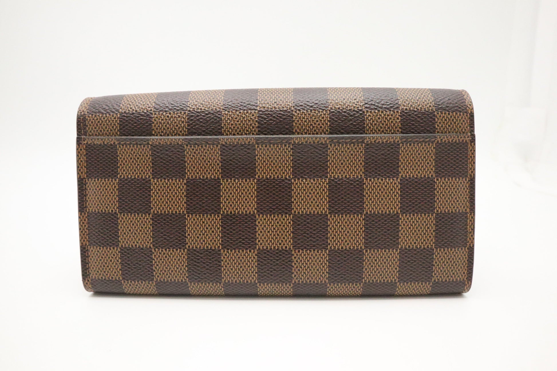 Louis Vuitton Sarah Ebene Canvas Damier Wallet Case