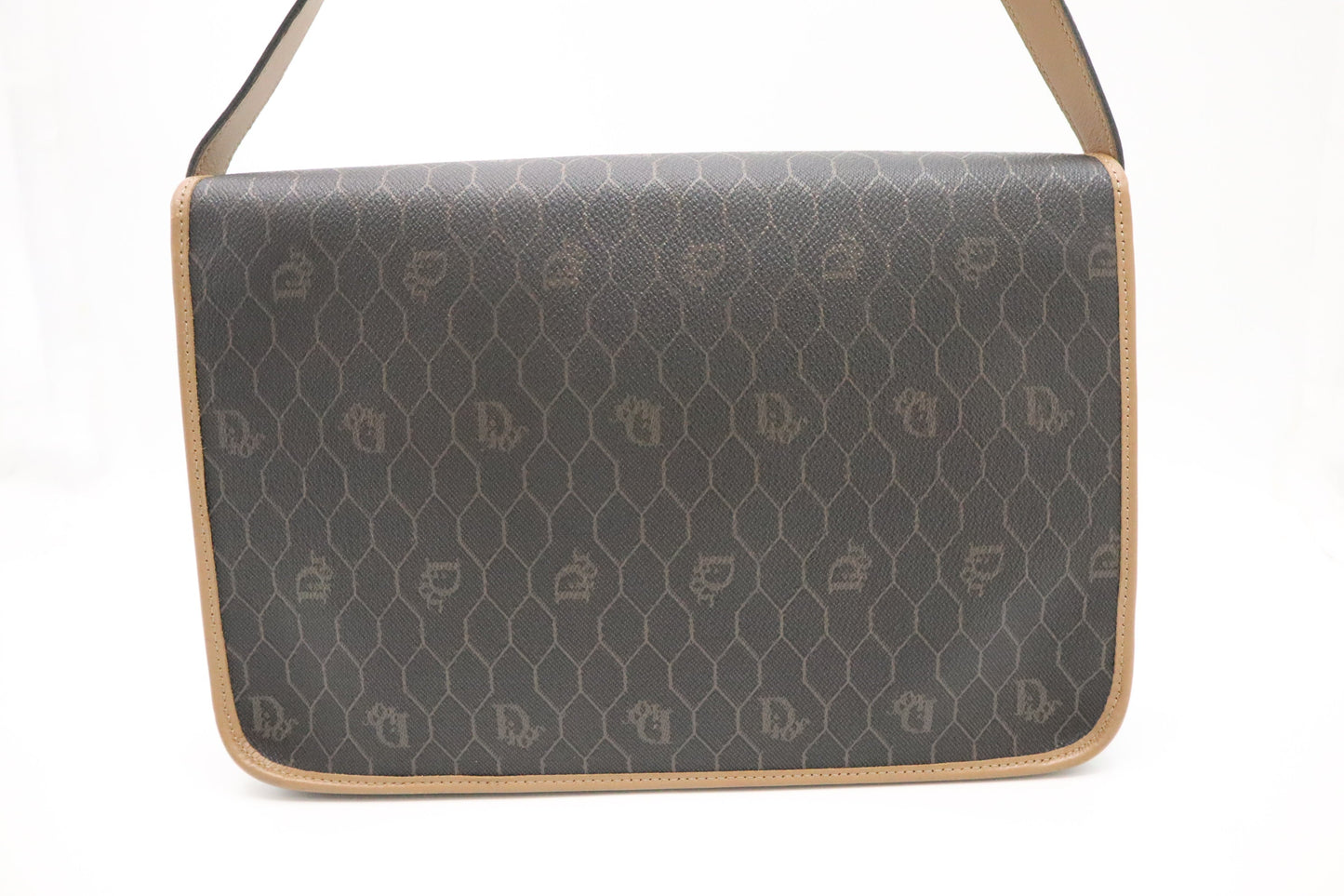 Dior Shoulder Bag In Honeycomb Canvas Black Honeycomb Canvas