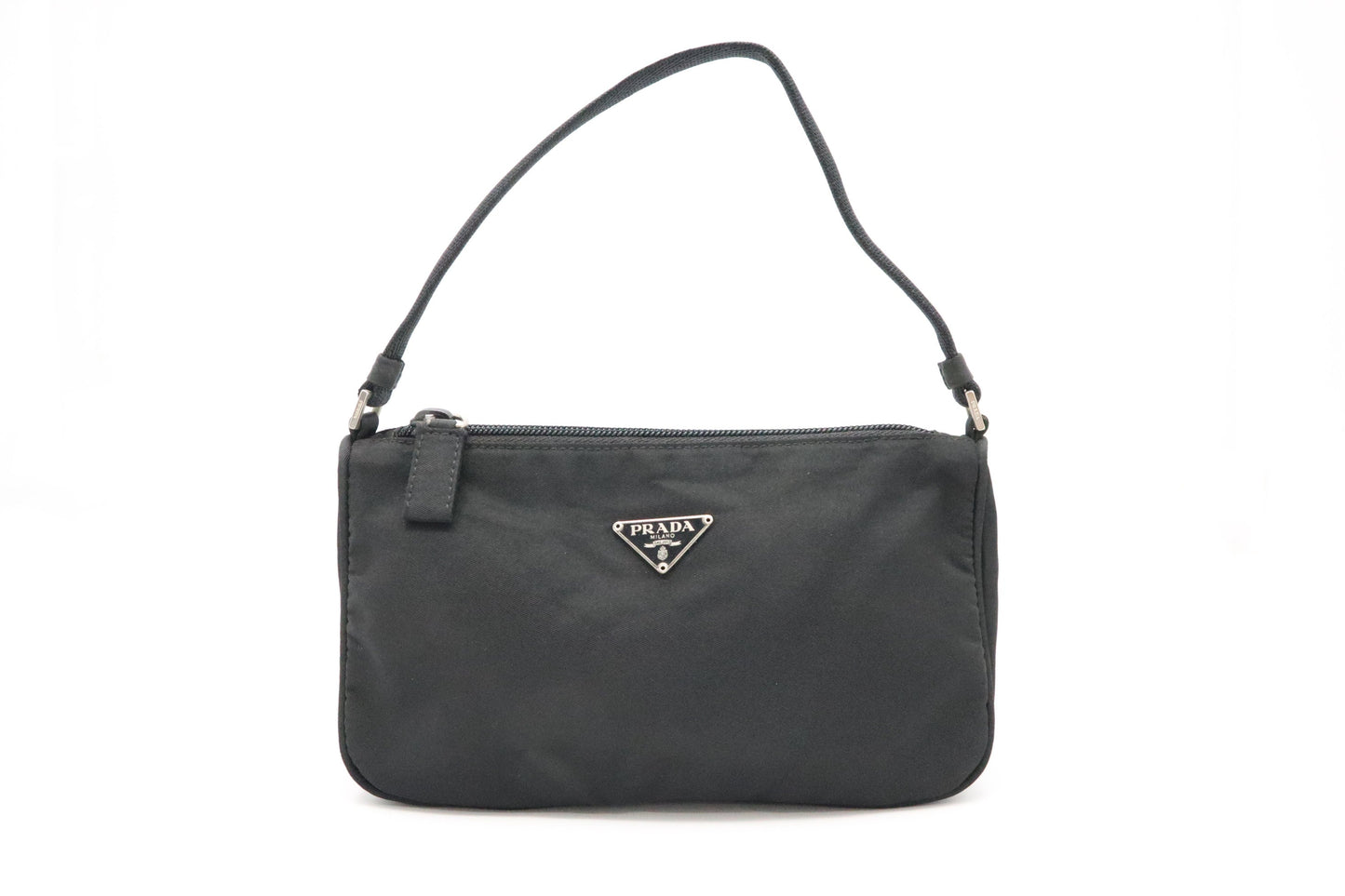Prada Pochette In Handbag Nylon Black Travel Bag