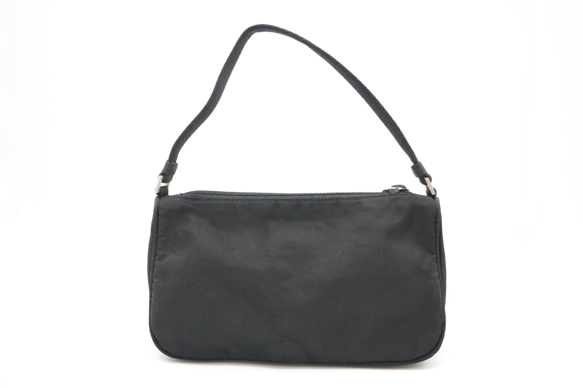 Prada Pochette In Handbag Nylon Black Travel Bag