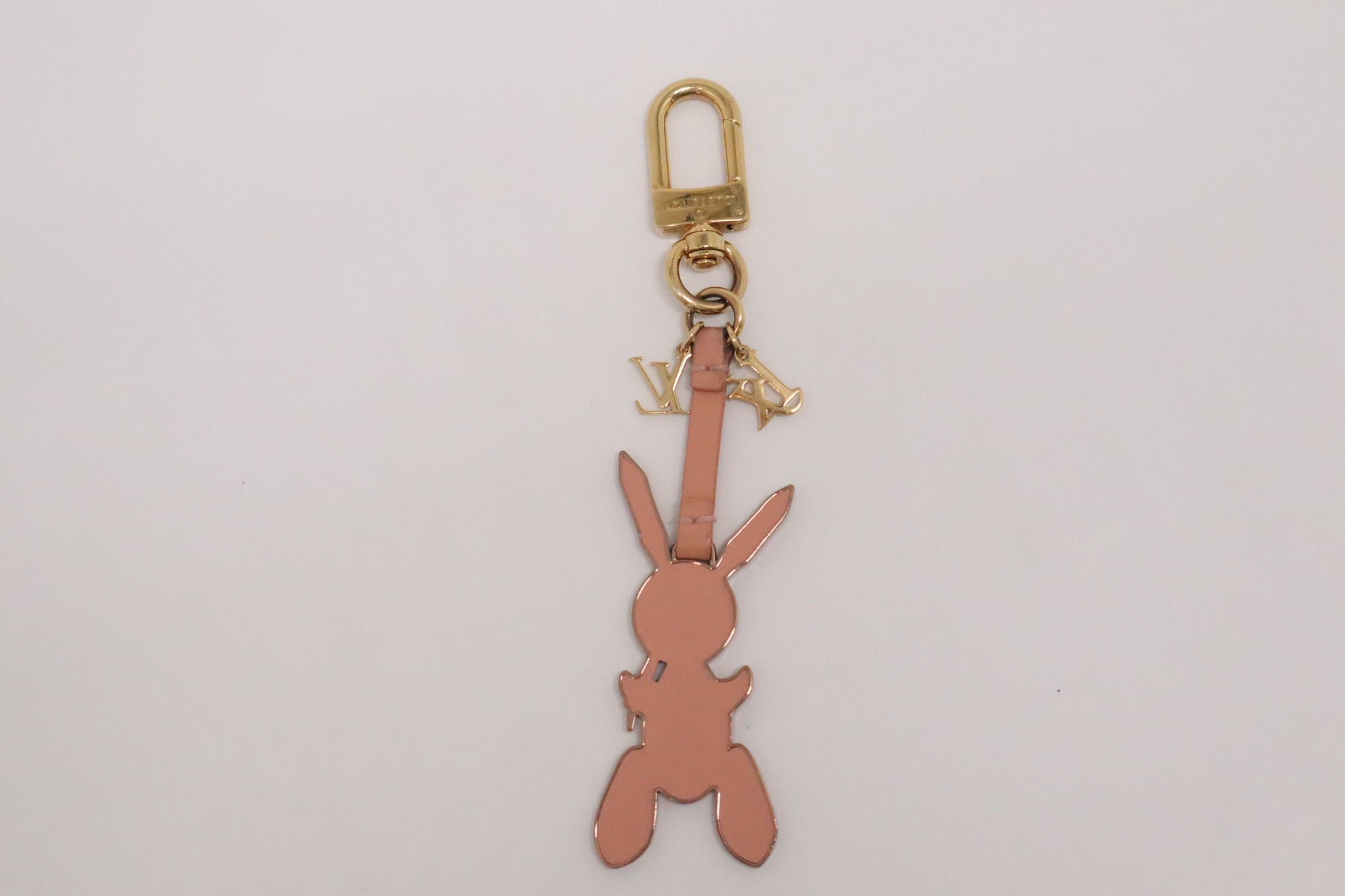 Louis Vuitton Rabbit Charm Pink Leather Key Chain