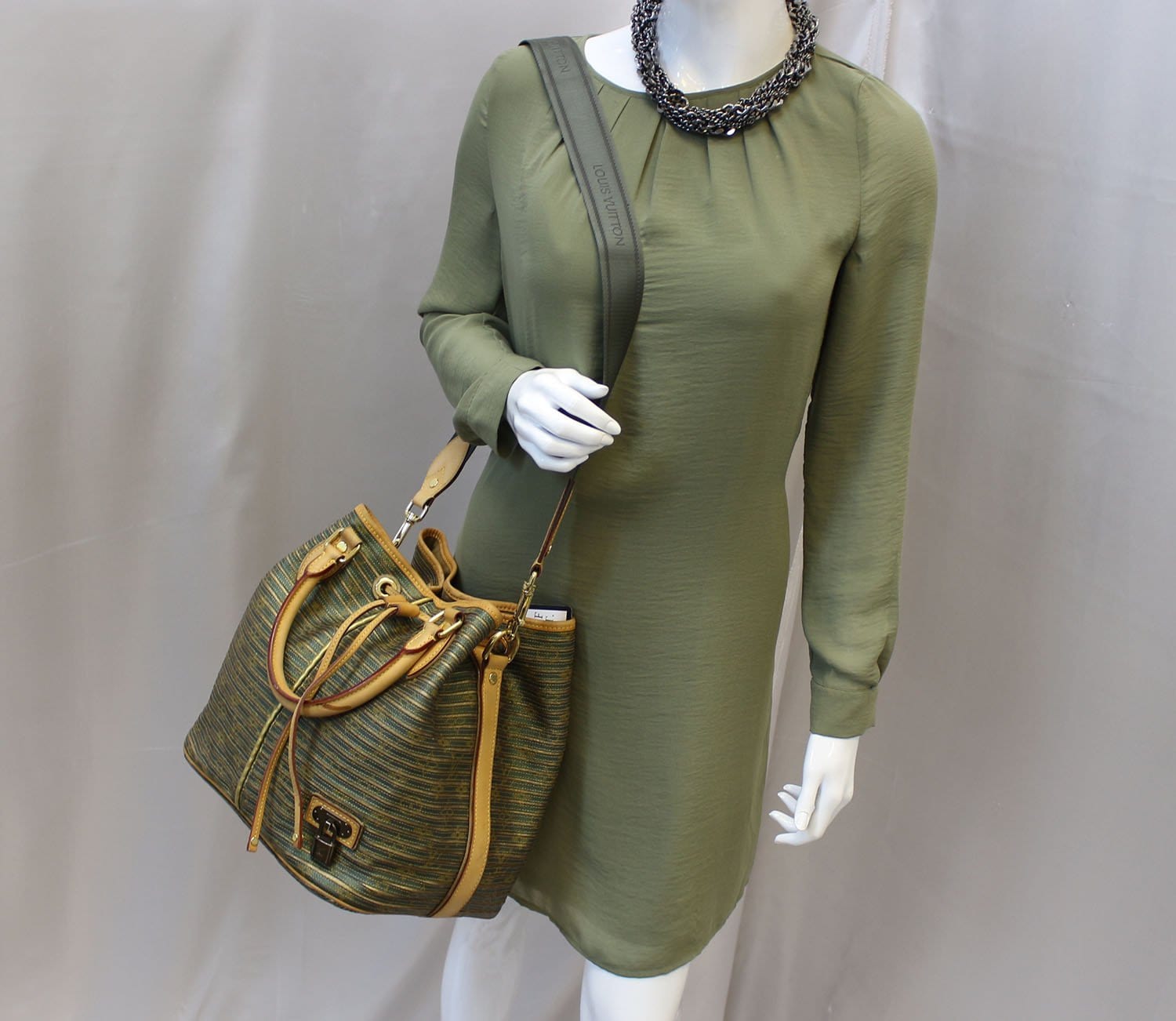 Louis Kaki Eden Neo Shoulder Bag Monogram