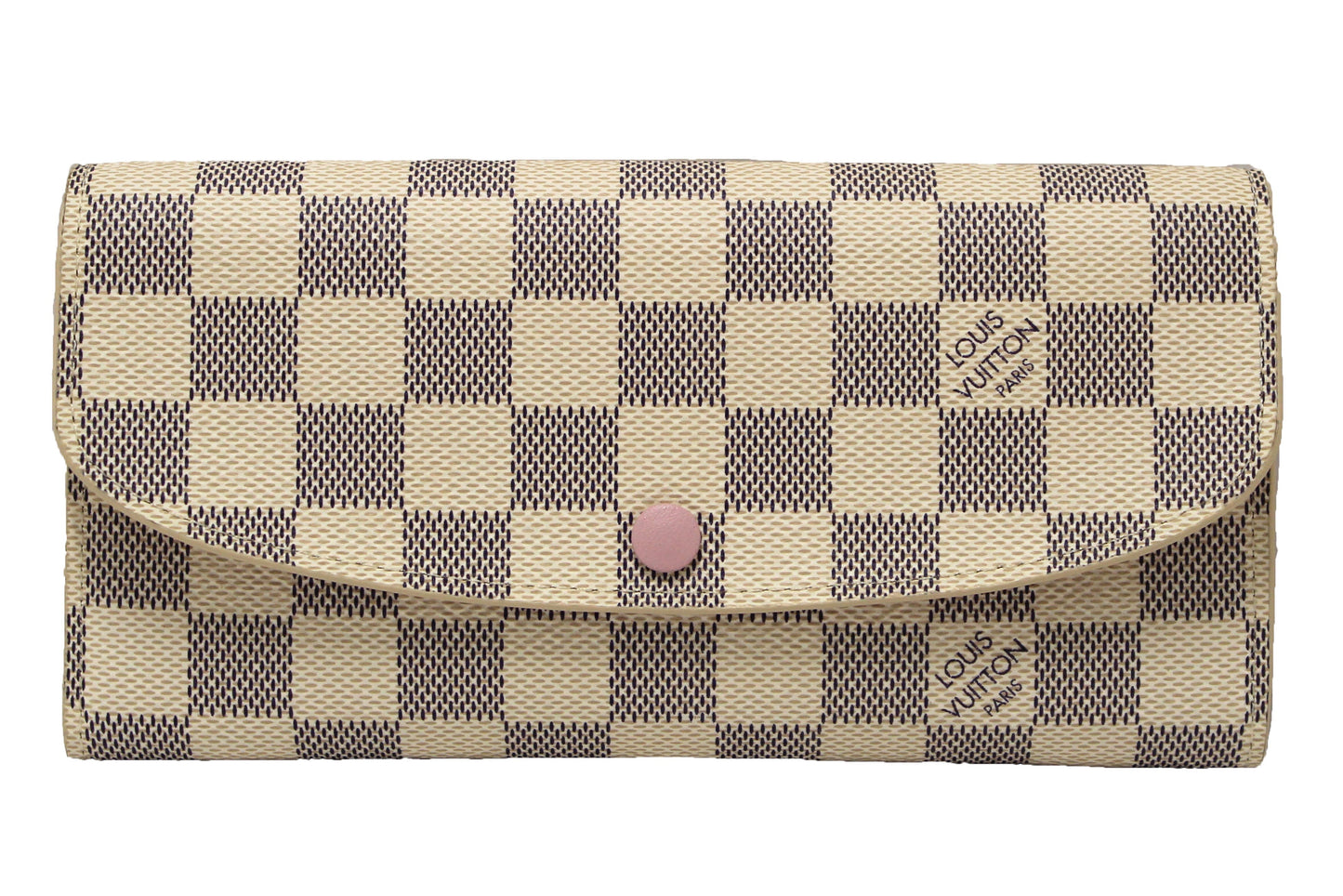 New Louis Vuitton Damier Azur Canvas Emilie Flap Wallet