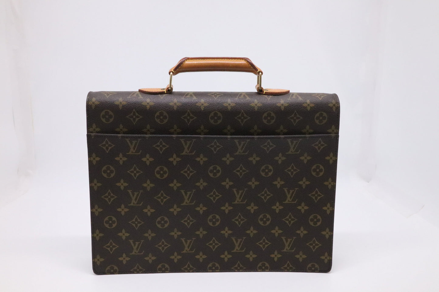 Louis Vuitton Conseiller Briefcase Monogram Canvas Handbag