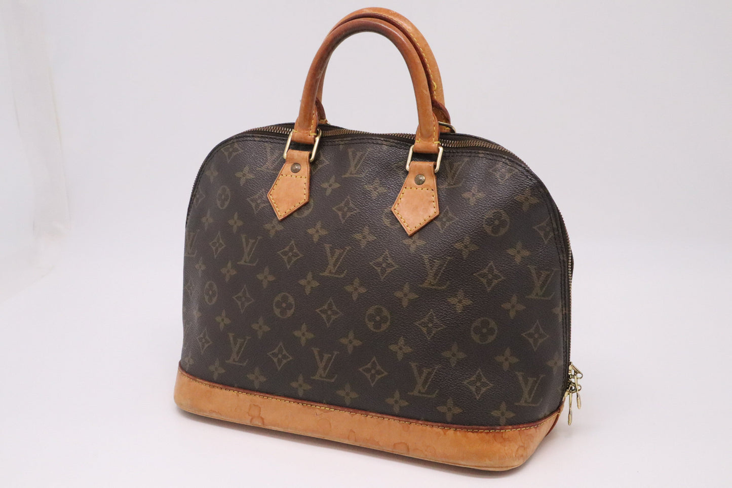 Louis Vuitton Alma Monogram Canvas Handbag Canvas 3