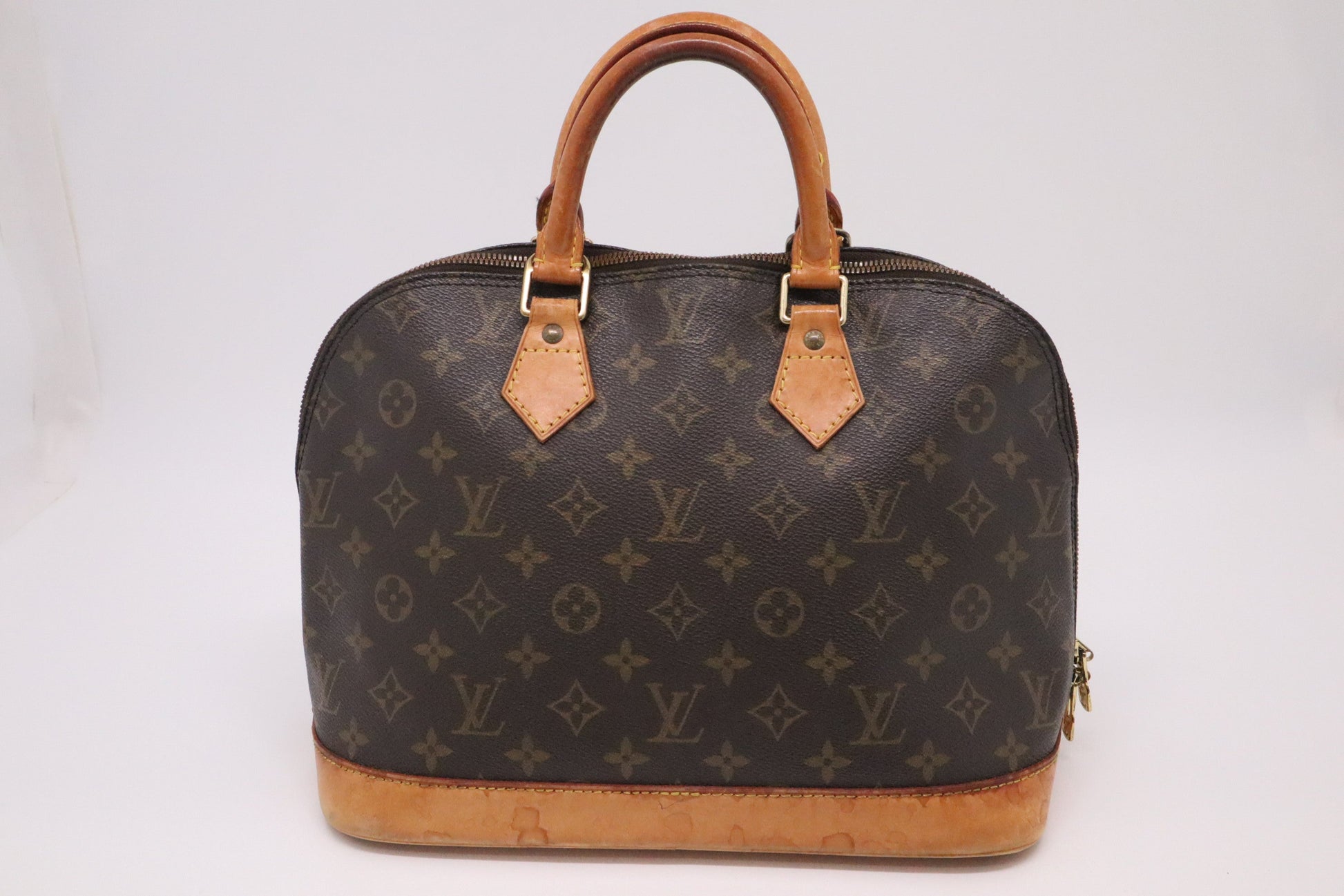 Louis Vuitton Alma Monogram Canvas Handbag Canvas 3