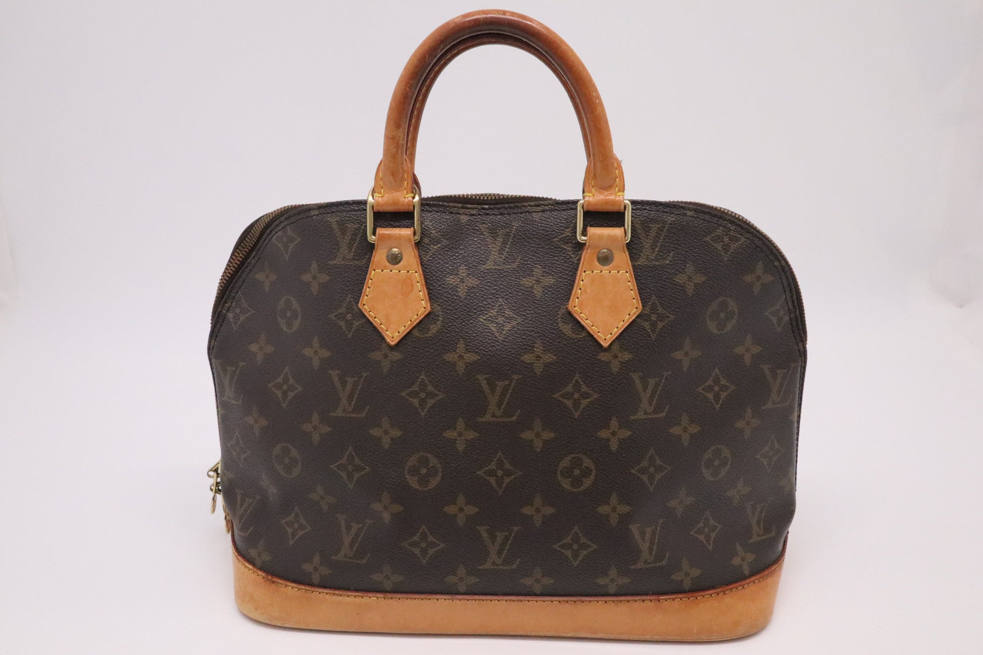 Louis Vuitton Alma Monogram Canvas Handbag Canvas 3